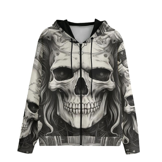 Unisex Hoodie With Zipper- Never Die