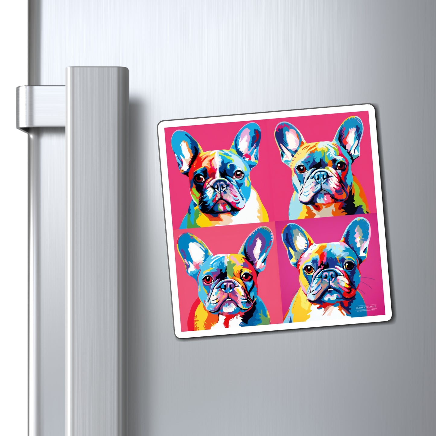 Magnet-Pop Art French Bull Dog