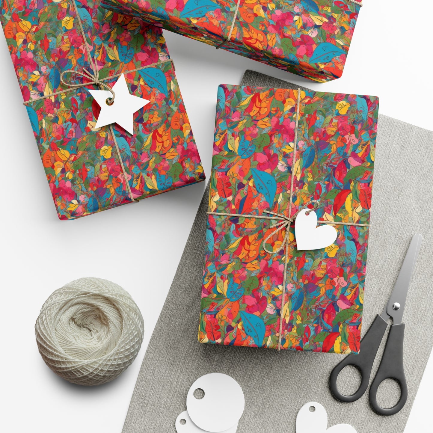 Unwrap the Extraordinary: Elementologie Premium Wrapping Paper - Eye-Catching Prints, Timeless Sophistication - Premium Home Decor from Printify - Just $9.09! Shop now at Elementologie