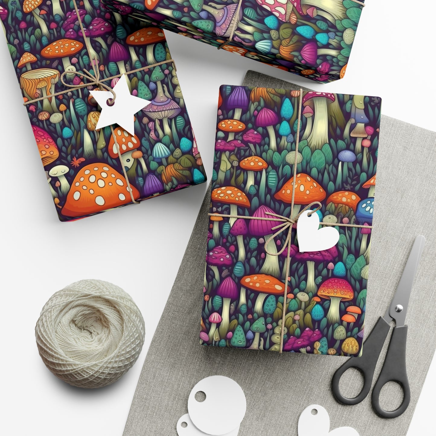 Gift Wrap Paper-Magical Mushrooms