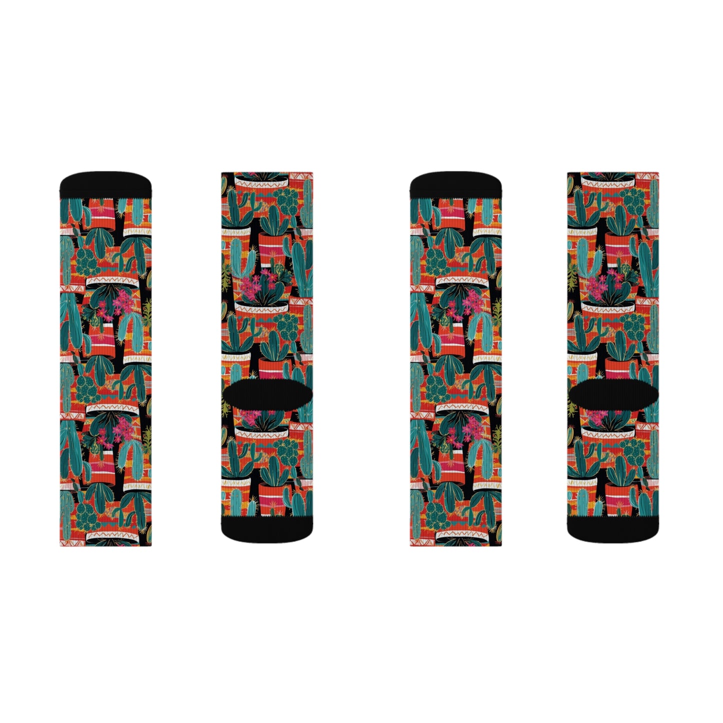 Fashionable Cactus Socks - Stylish Comfort Unisex