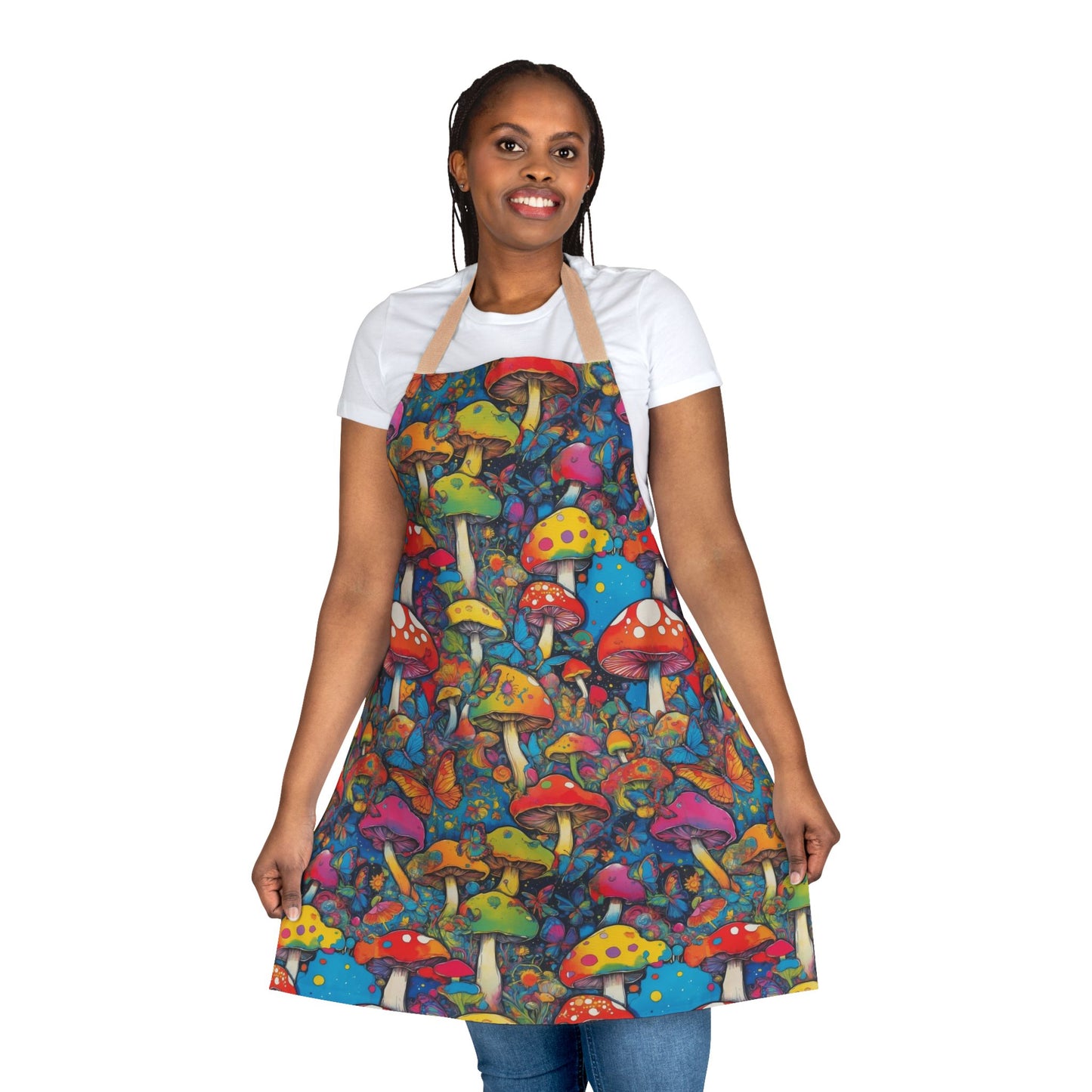 Apron, 5-Color Straps (AOP)