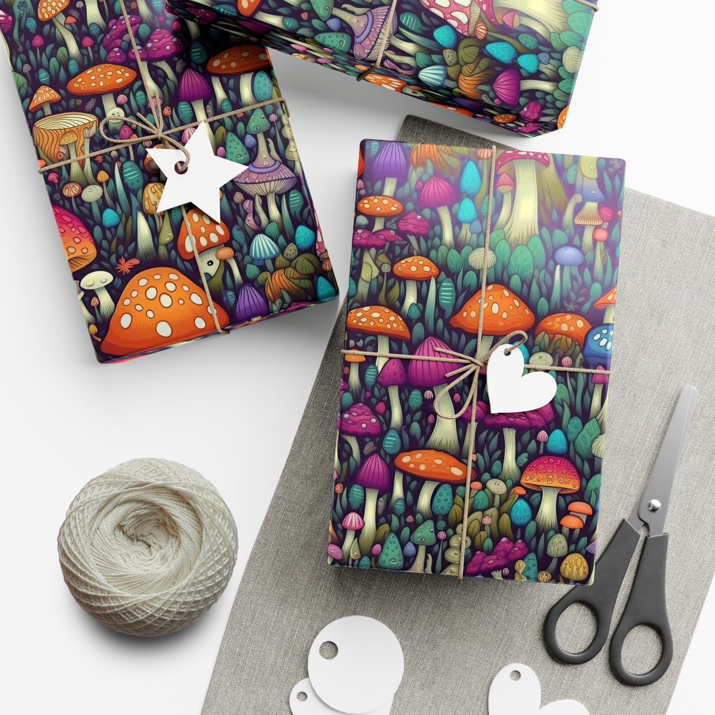 Gift Wrap Paper-Magical Mushrooms