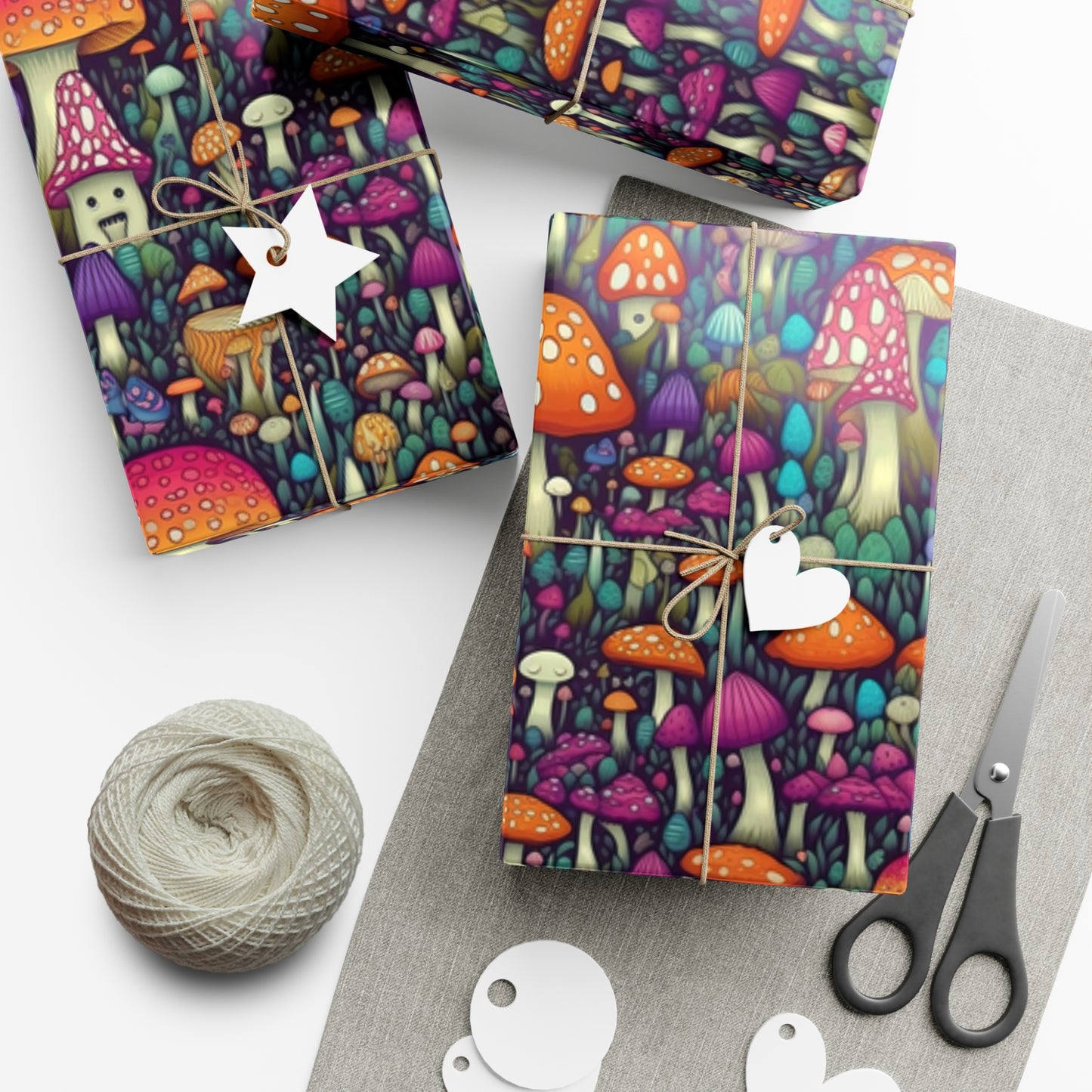 Gift Wrap Paper-Magical Mushrooms