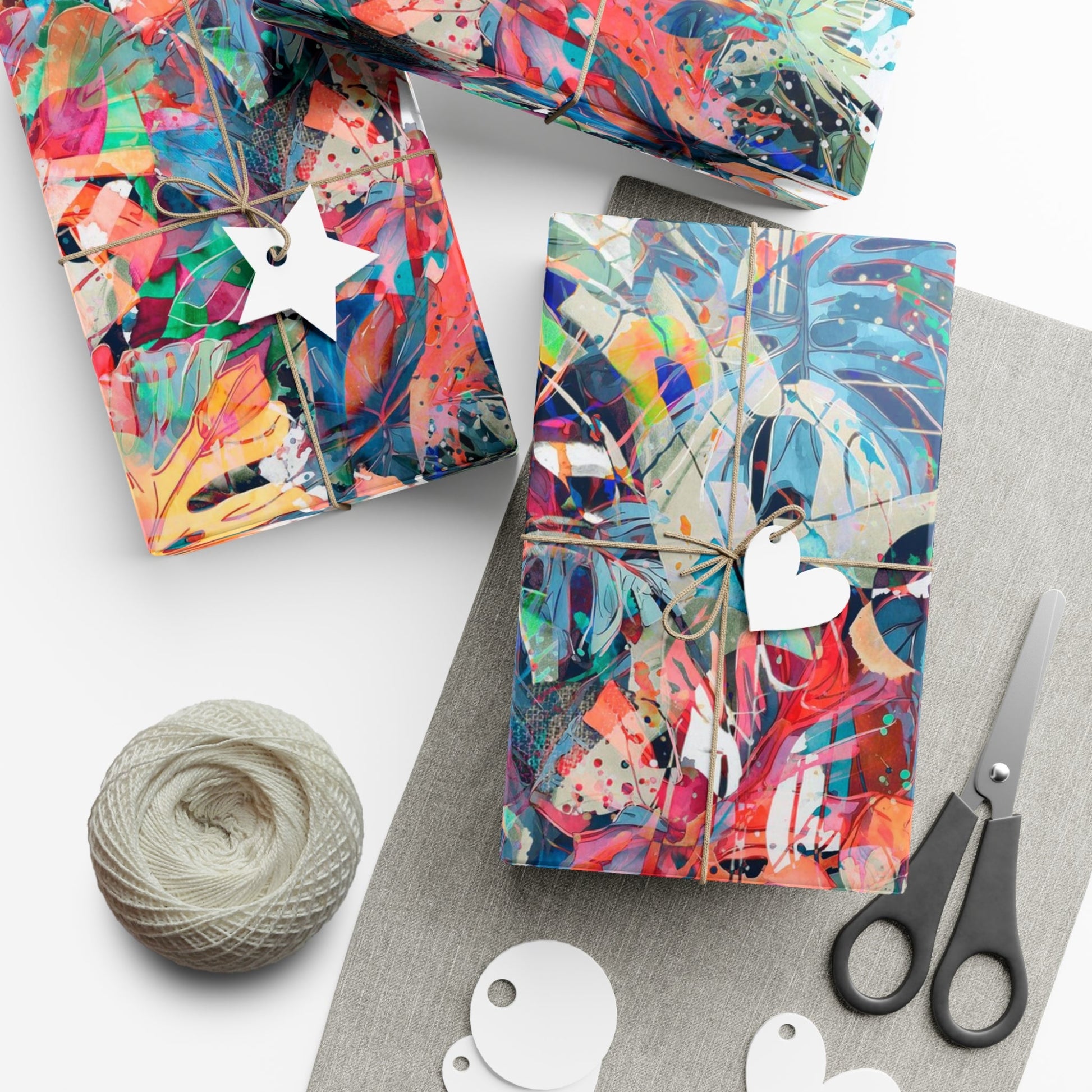 Unwrap the Extraordinary: Elementologie Premium Wrapping Paper - Eye-Catching Prints, Timeless Sophistication - Premium Home Decor from Printify - Just $9.09! Shop now at Elementologie