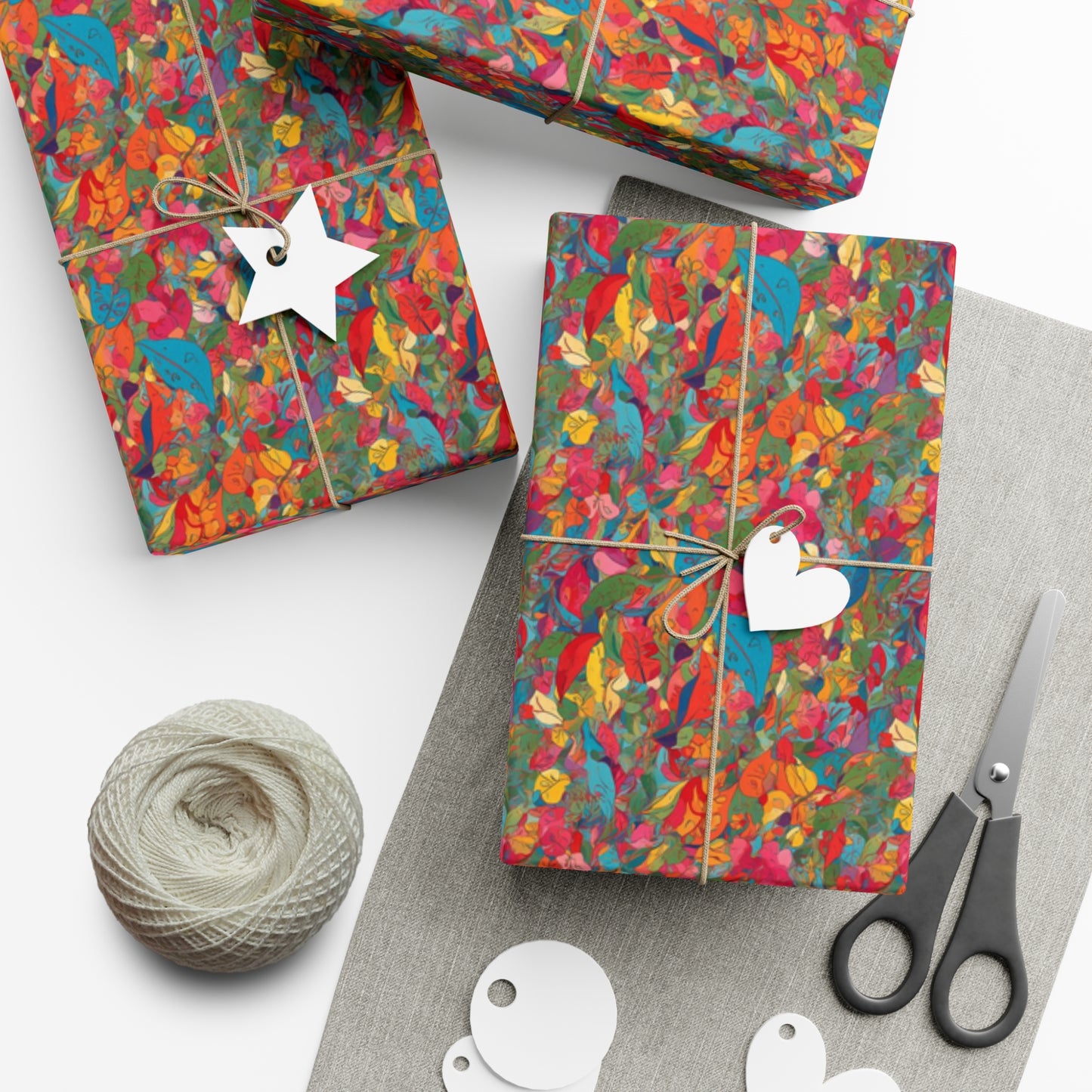 Unwrap the Extraordinary: Elementologie Premium Wrapping Paper - Eye-Catching Prints, Timeless Sophistication - Premium Home Decor from Printify - Just $9.09! Shop now at Elementologie