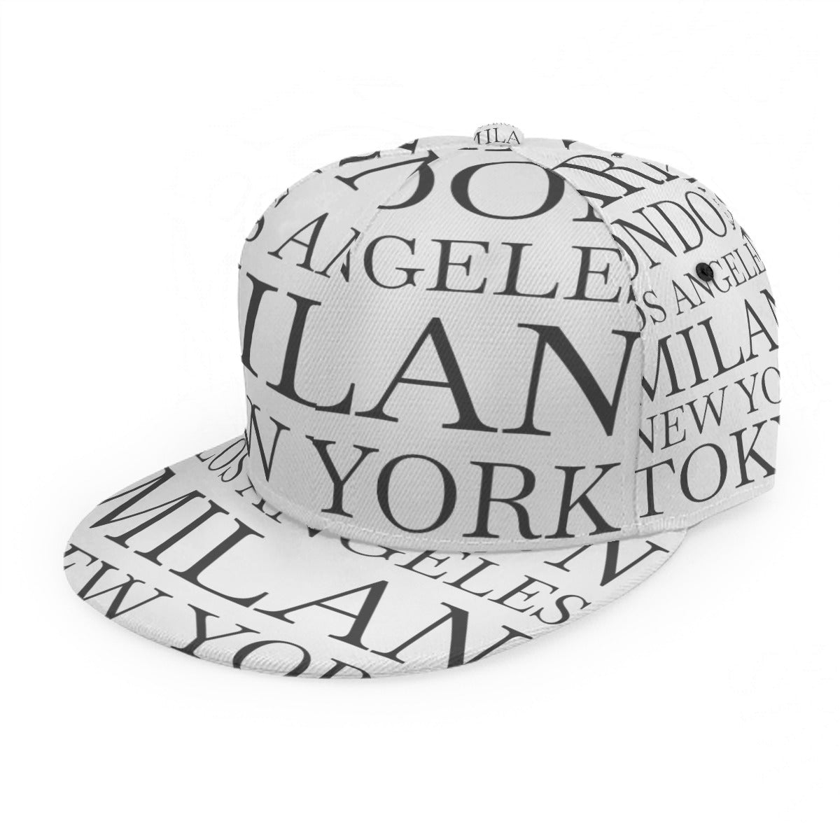 Baseball Cap With Flat Brim| Fashion Cities of the World