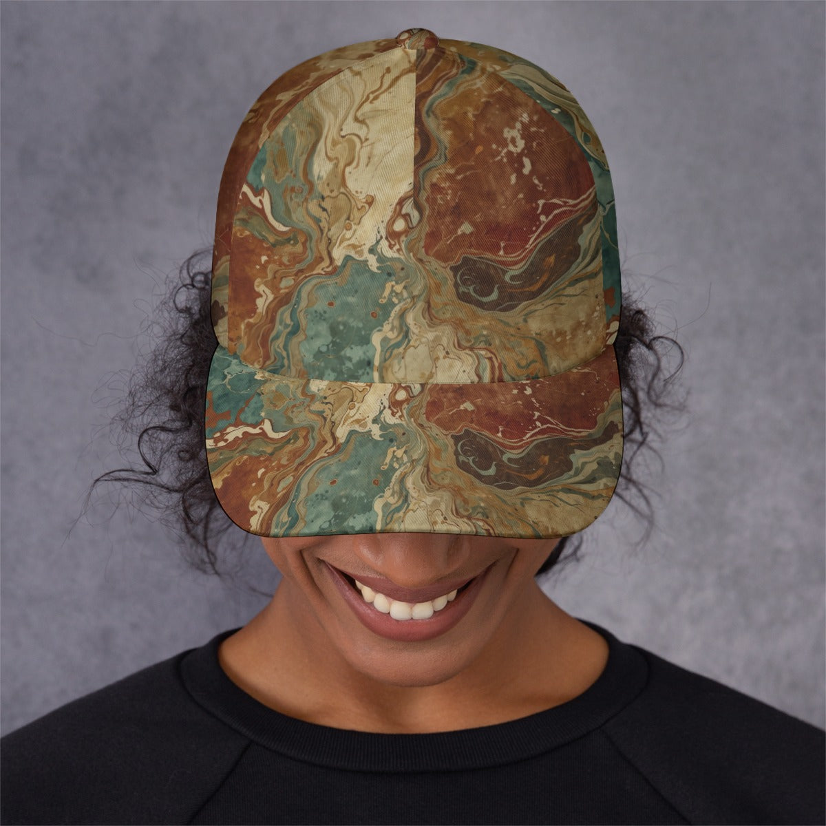 Baseball Cap | Marbled Design