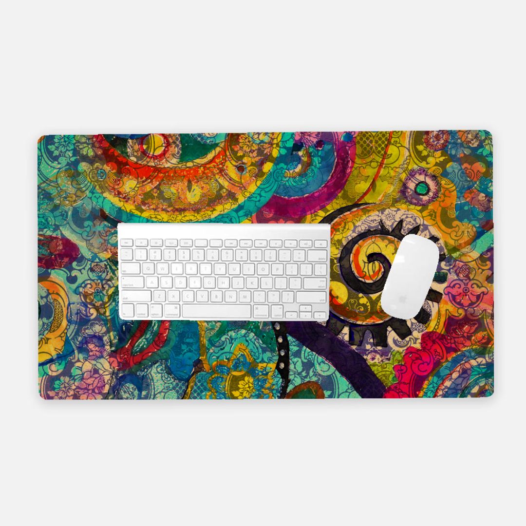 Premium Desk Mat 24x14 - Large Neoprene Non-Slip Base