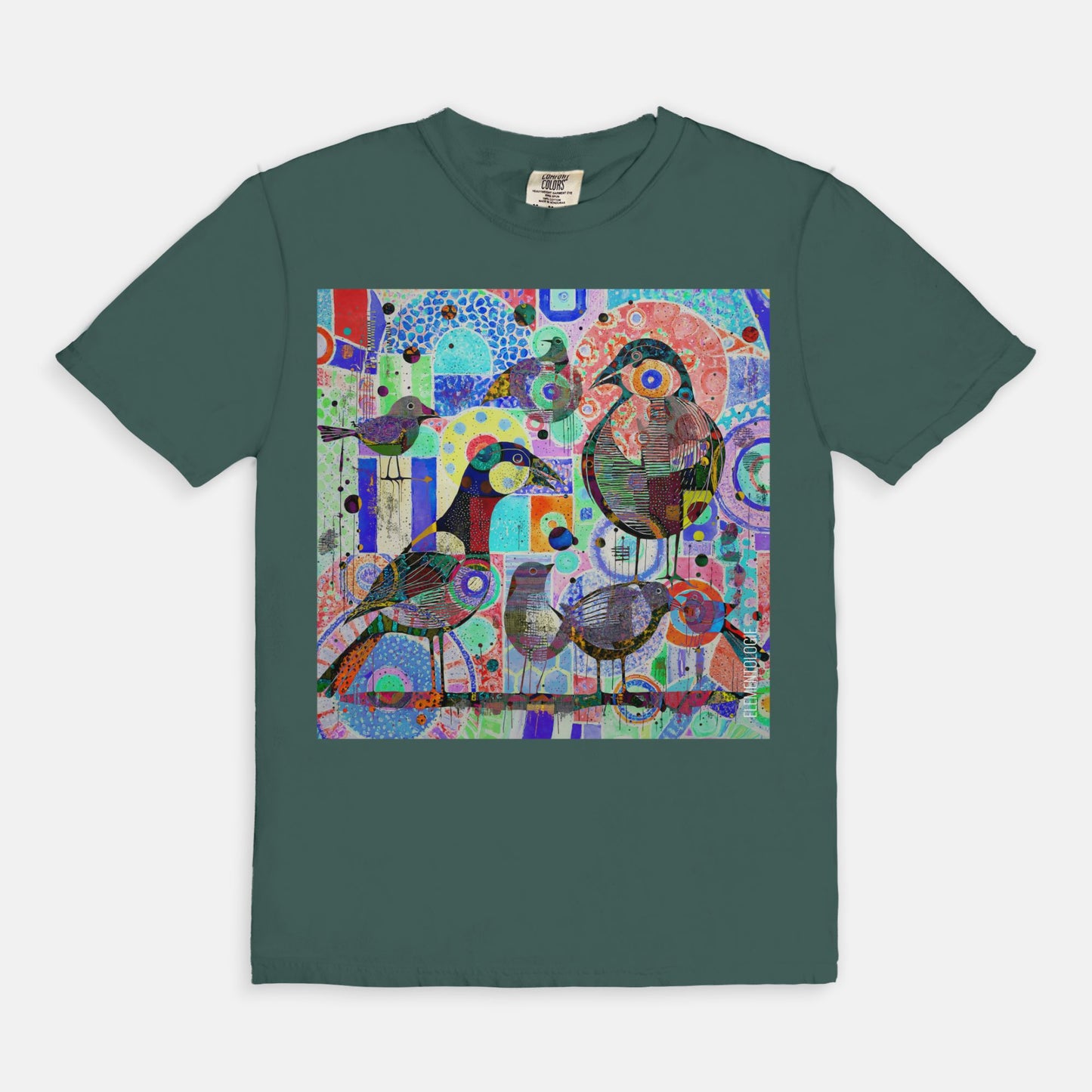 Unisex Tee-Bird Collage