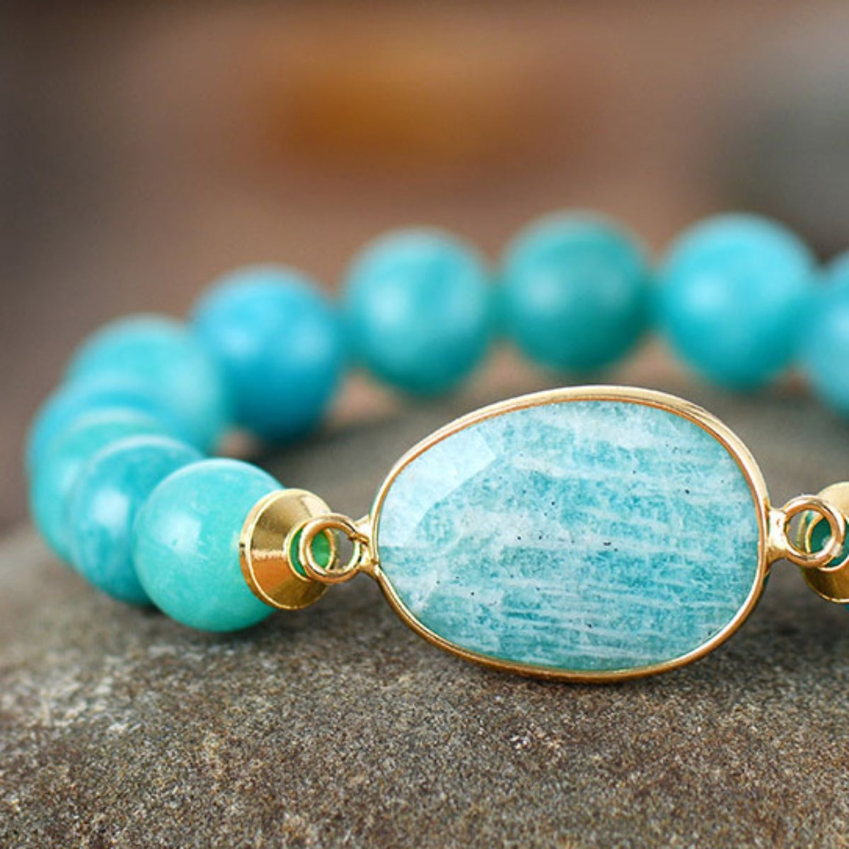 Elegant Natural Stone Beaded Bracelet