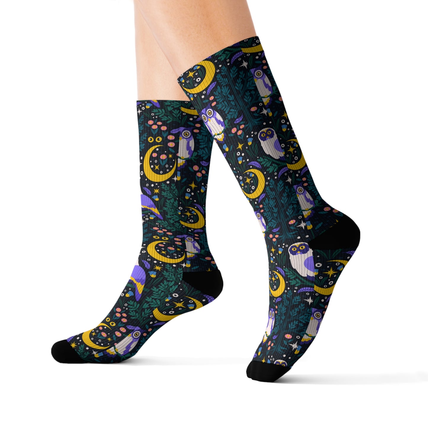 Creative Night Owls Unisex Socks