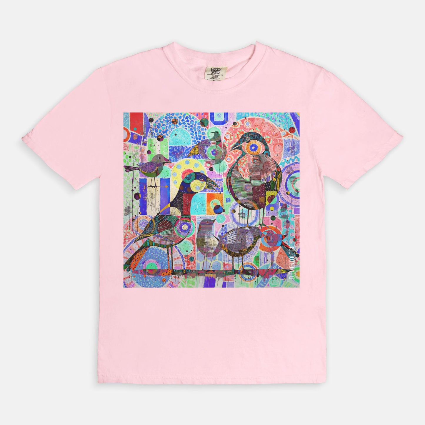 Unisex Tee-Bird Collage