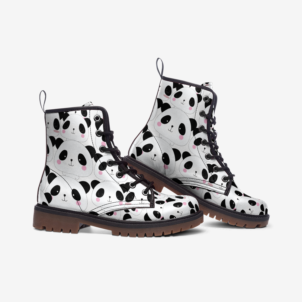 Unisex Boots-Pandas