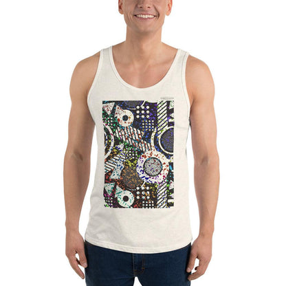 Unisex Tank Top-Up and Down by Edward Martin - Elementologie