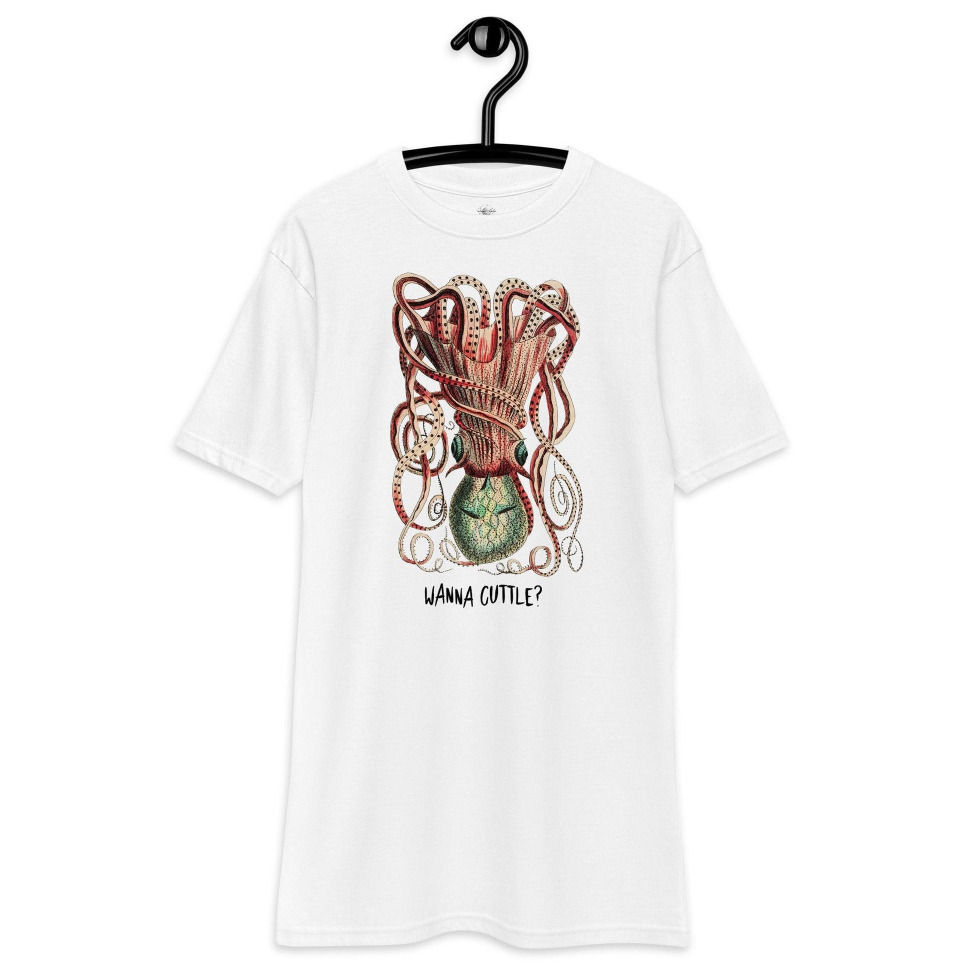 Unisex premium heavyweight tee-Wanna Cuttle? by Edward Martin - Elementologie