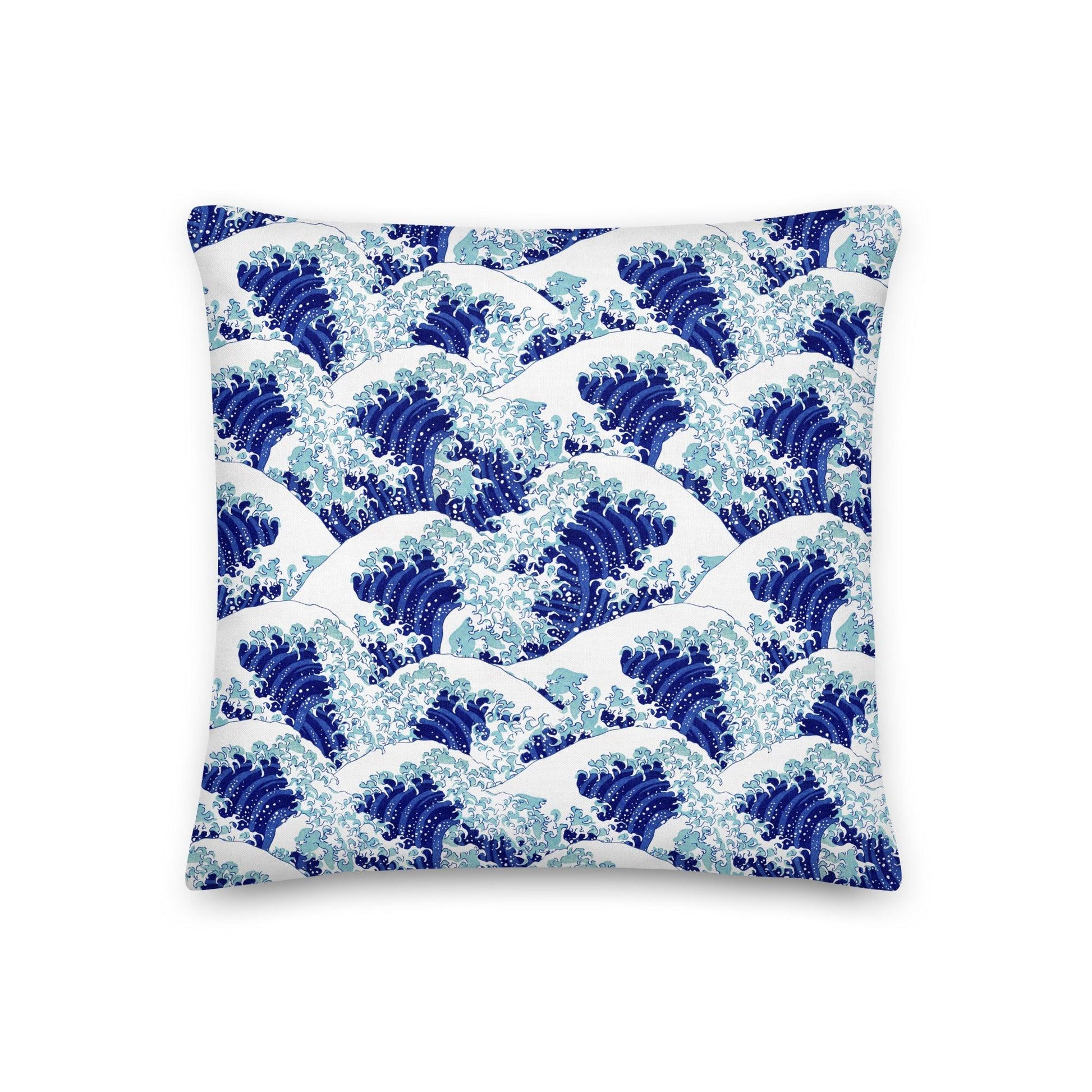 Premium Pillow-Blue Waves - Elementologie