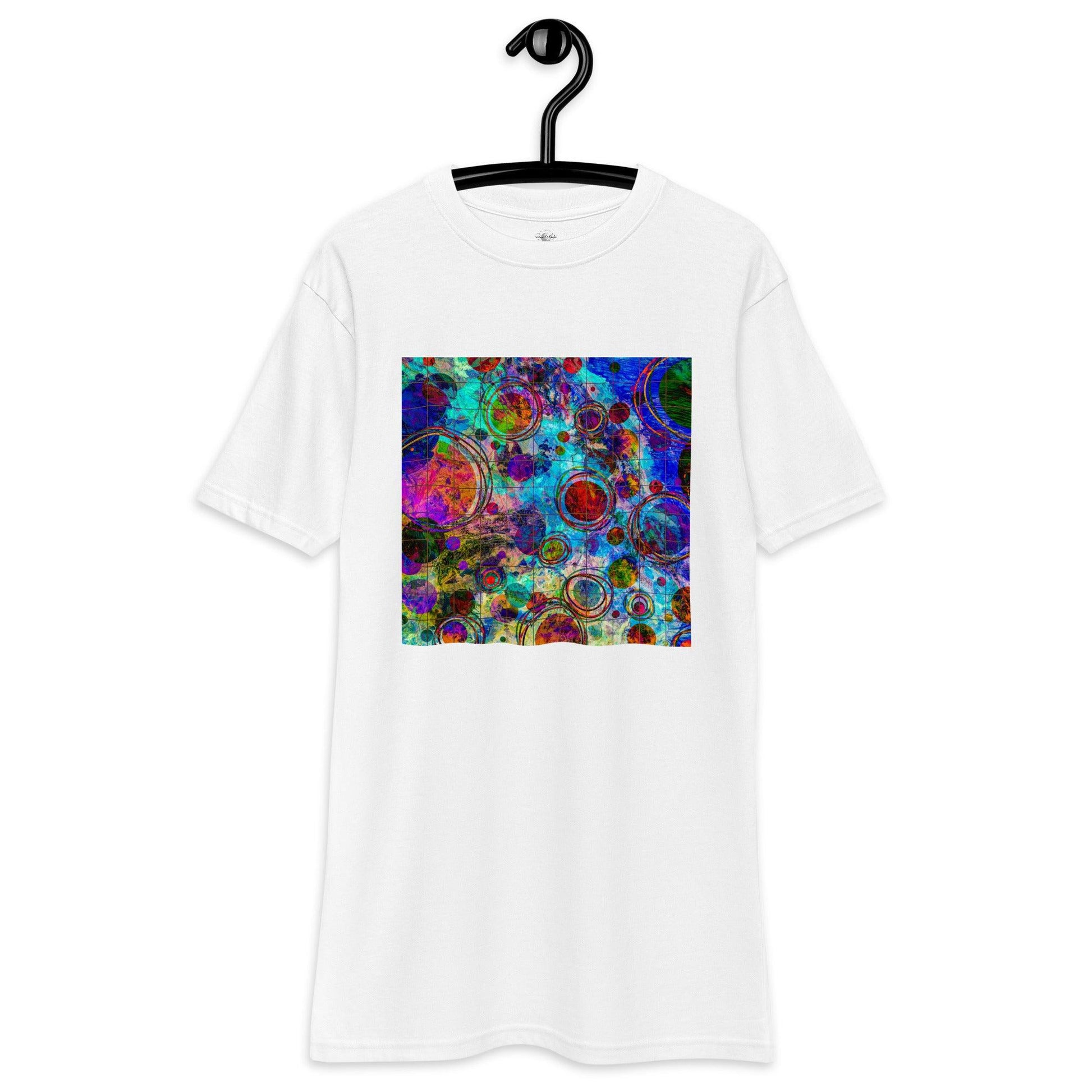 Unisex premium heavyweight tee-Abstract No.10 by Edward Martin - Elementologie