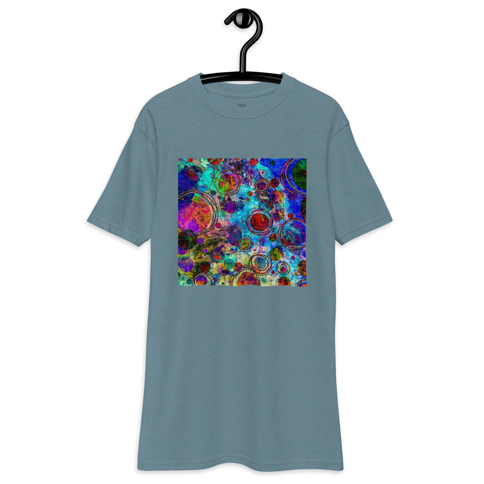 Unisex premium heavyweight tee-Abstract No.10 by Edward Martin - Elementologie