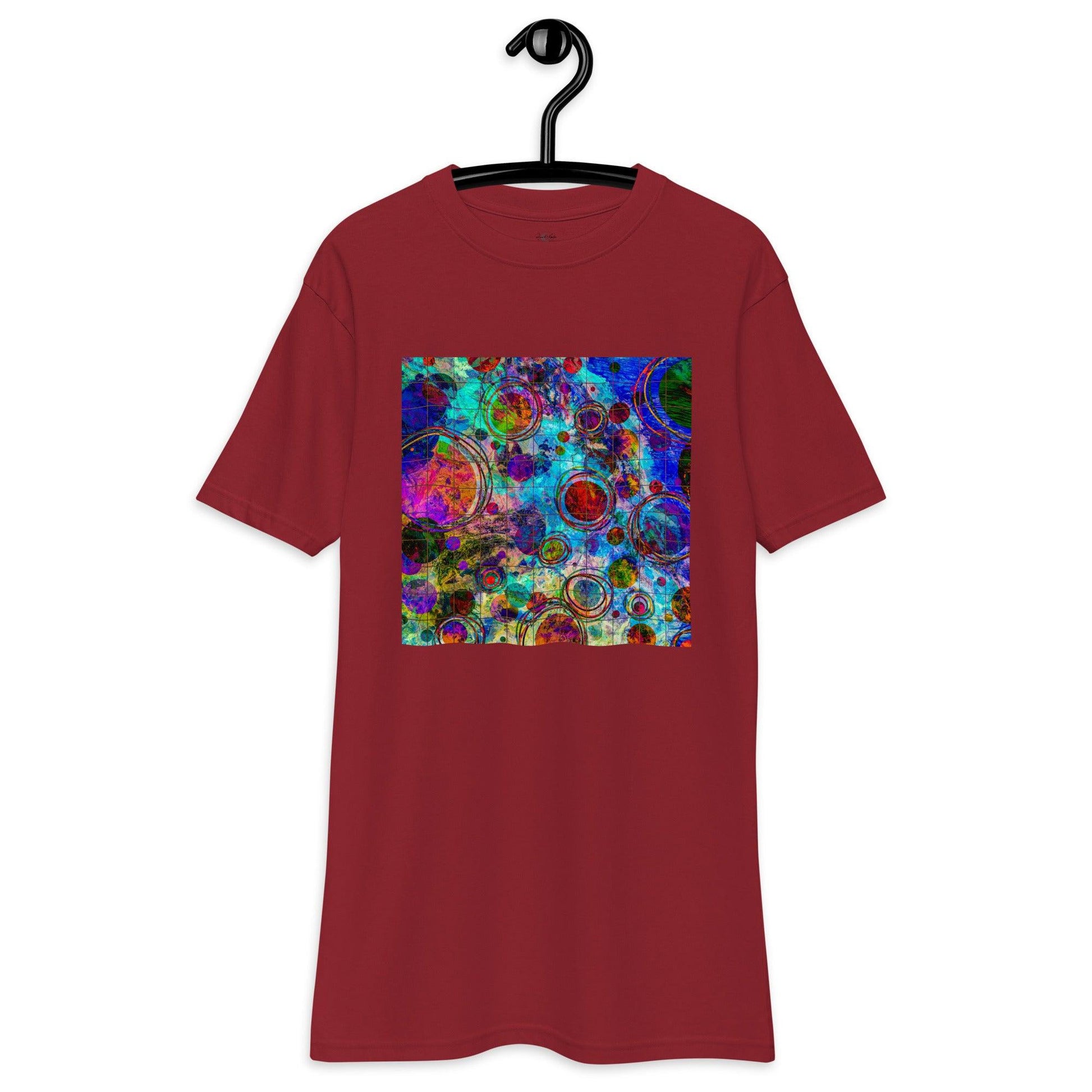 Unisex premium heavyweight tee-Abstract No.10 by Edward Martin - Elementologie