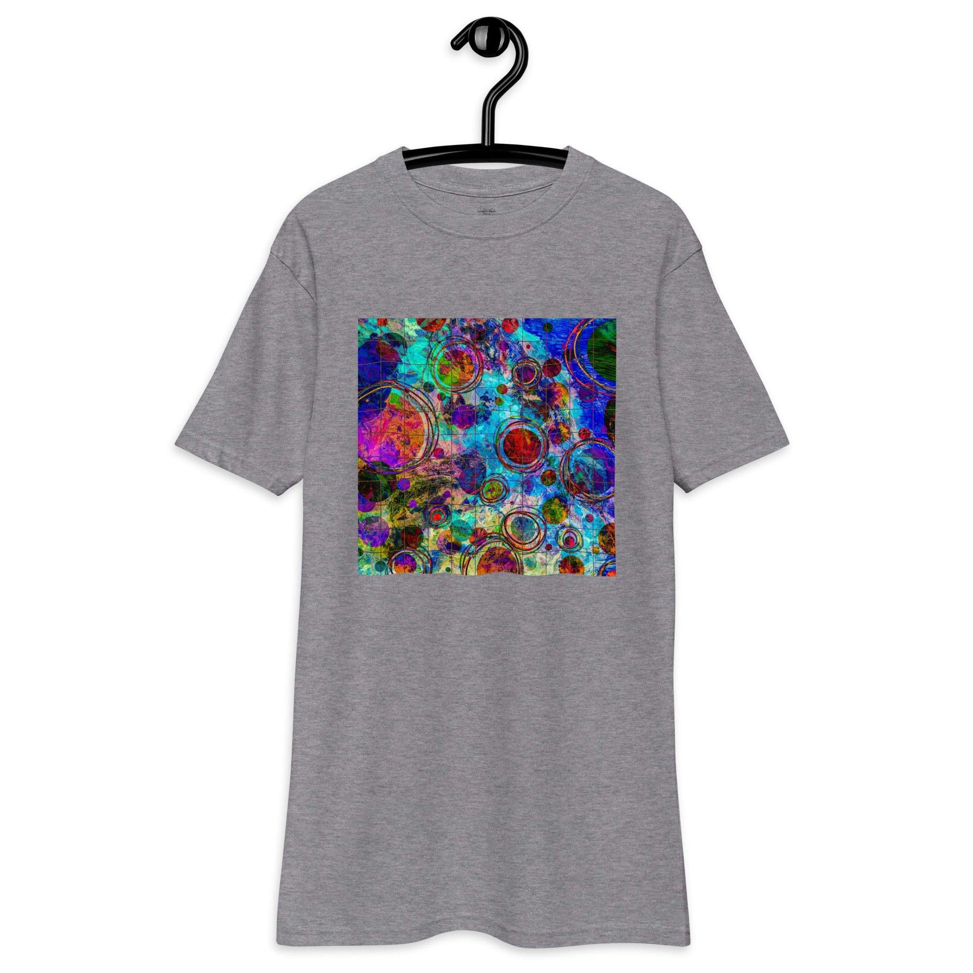 Unisex premium heavyweight tee-Abstract No.10 by Edward Martin - Elementologie