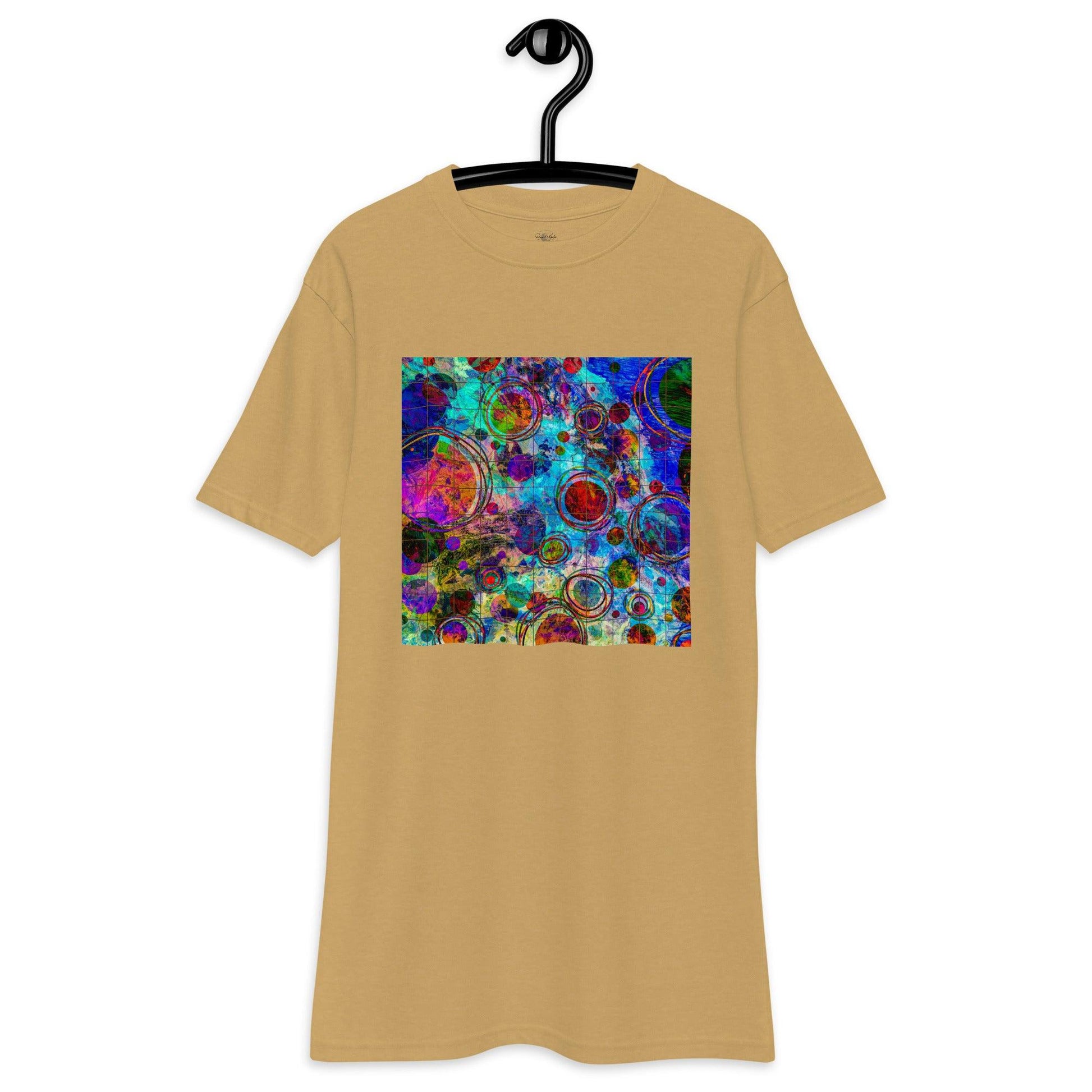 Unisex premium heavyweight tee-Abstract No.10 by Edward Martin - Elementologie