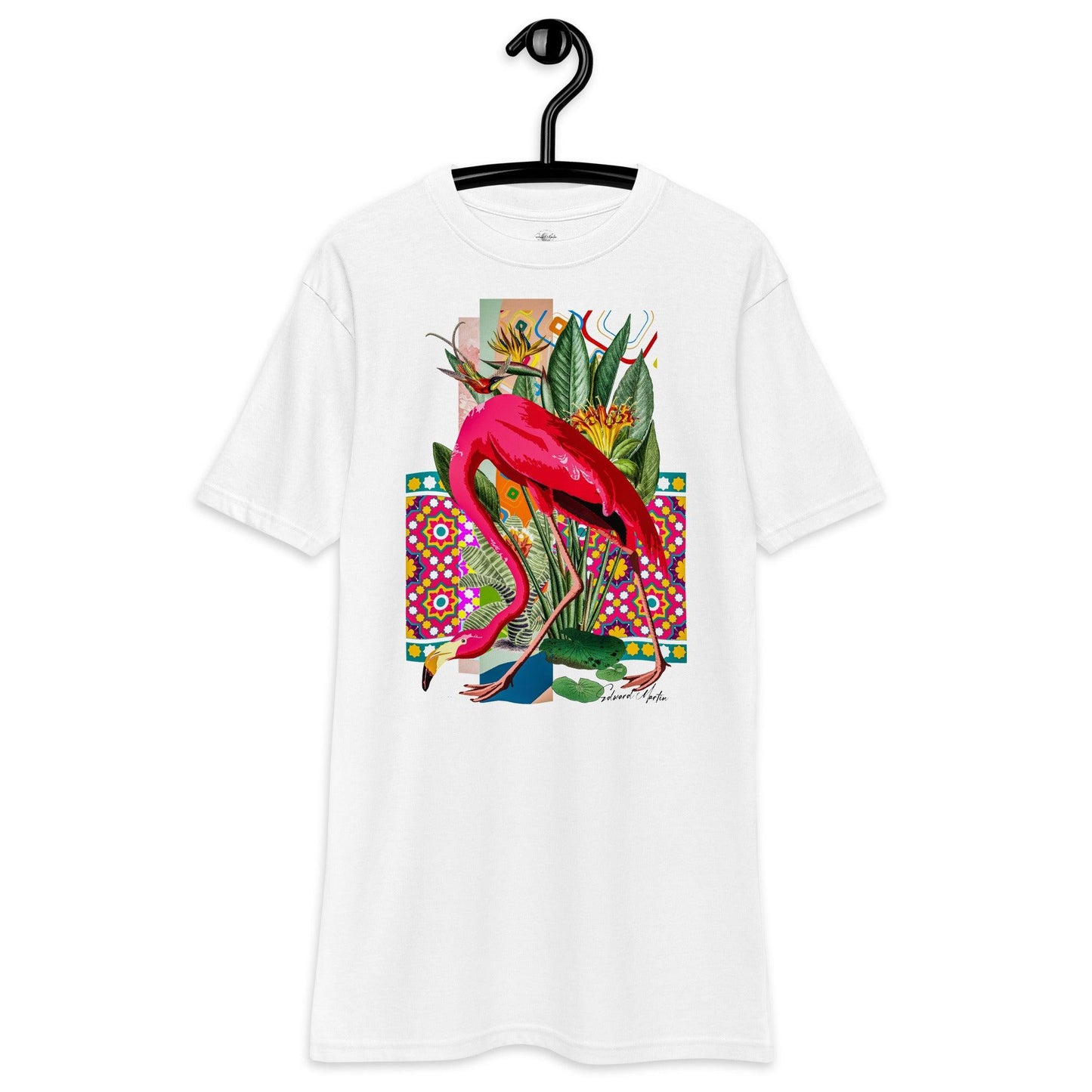 Unisex premium heavyweight tee-Tropicana by Edward Martin - Elementologie