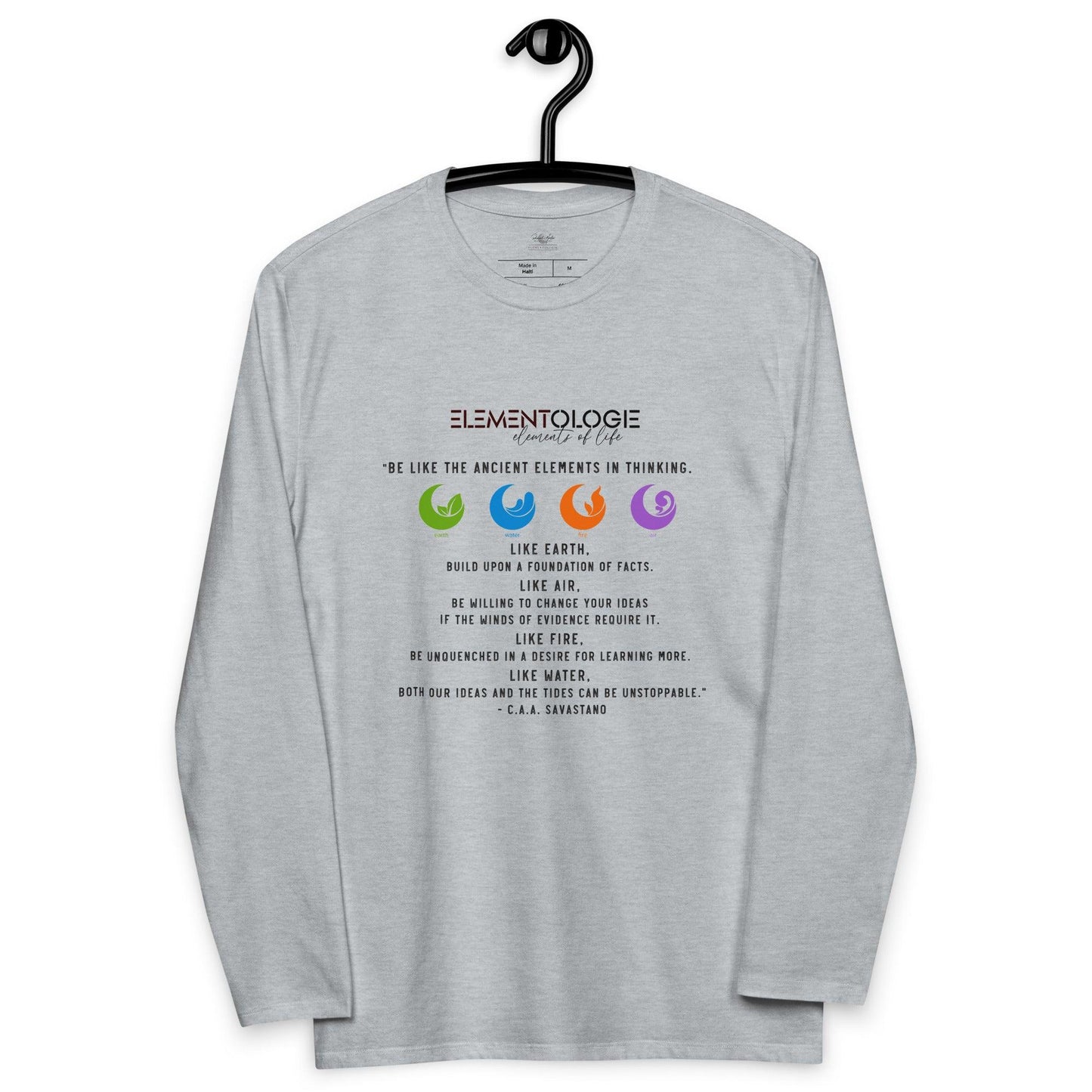 Unisex Fashion Long Sleeve Shirt-Ancient Elements - Elementologie