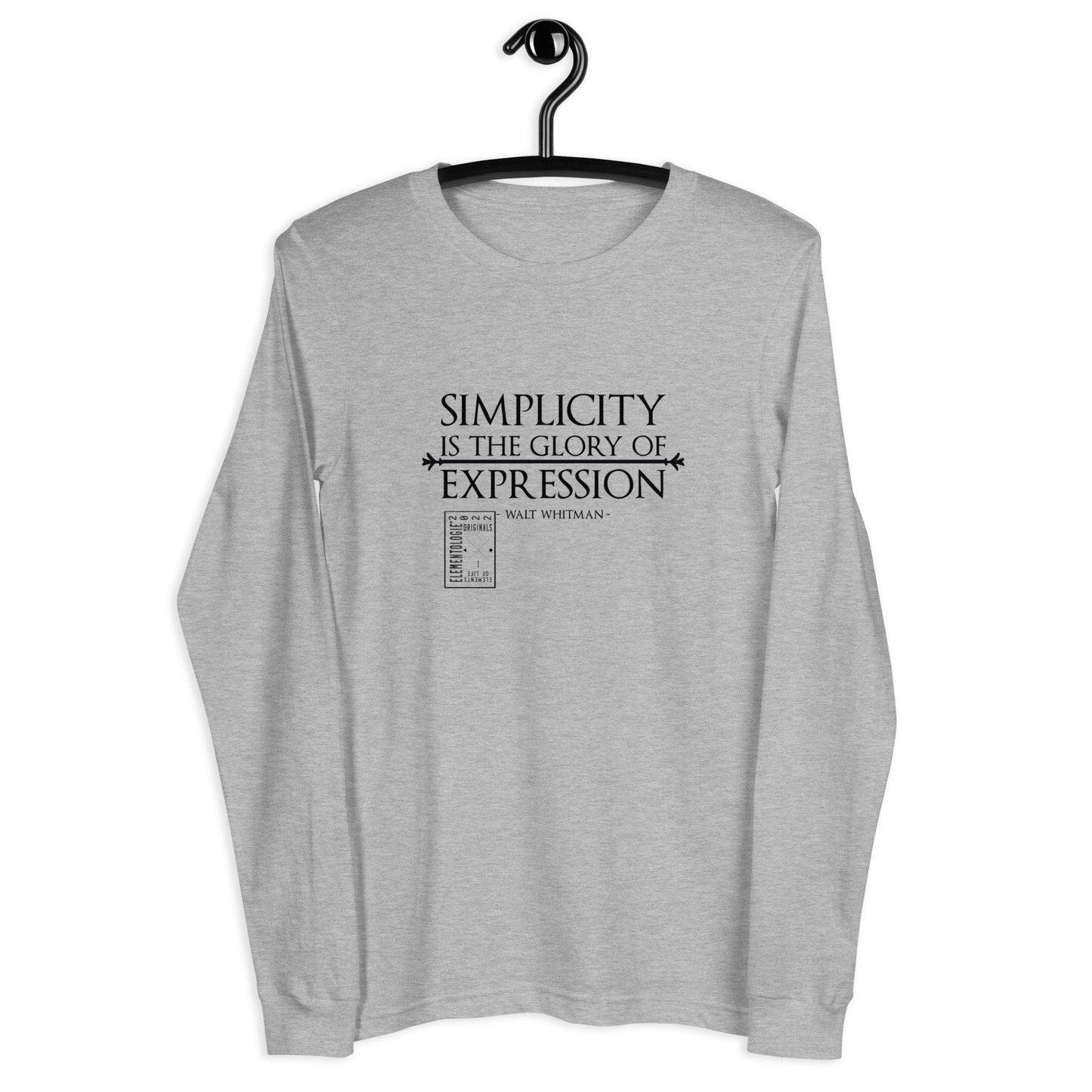 Unisex Long Sleeve Tee-Simplicity - Elementologie