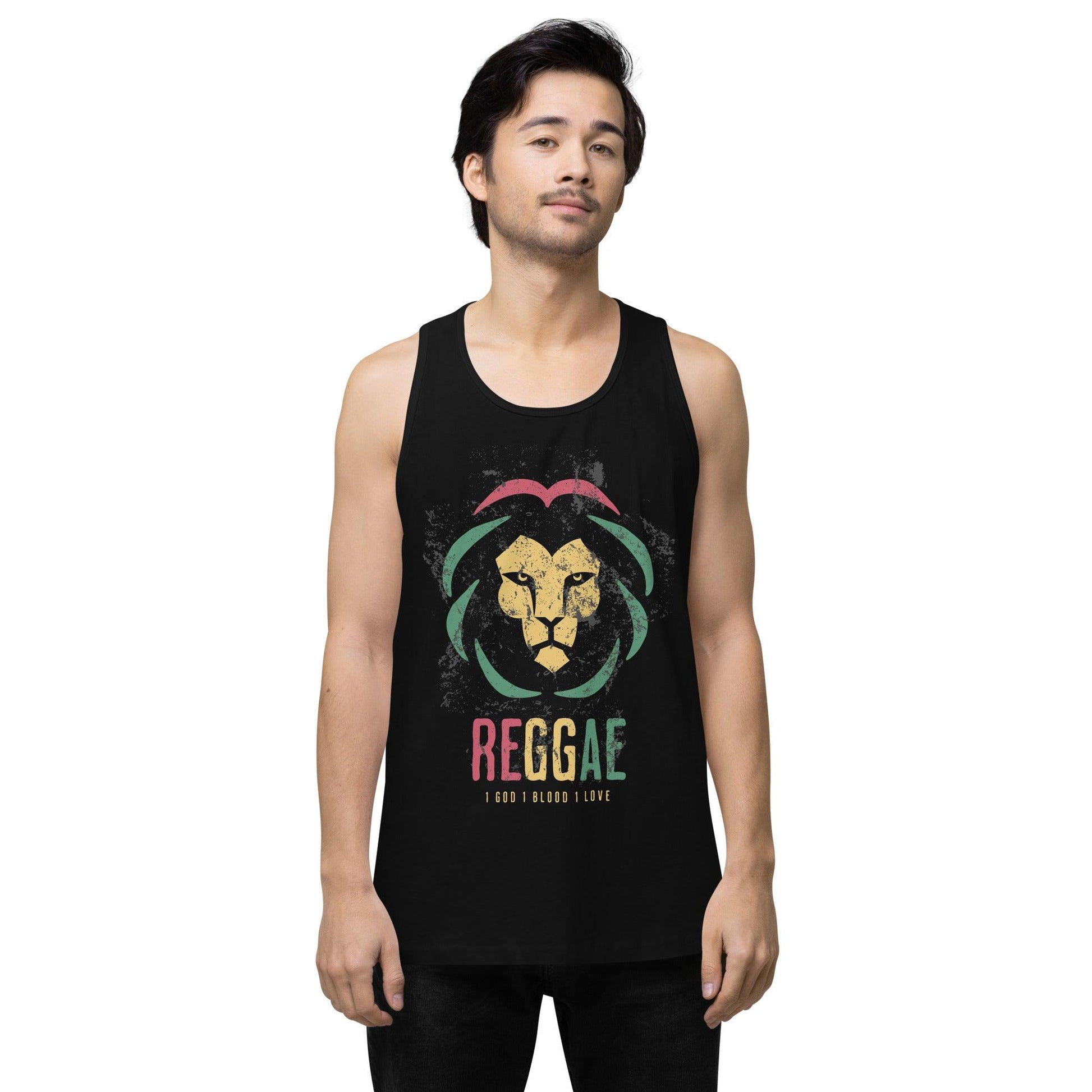 Men’s Premium Tank Top-Reggae - Elementologie