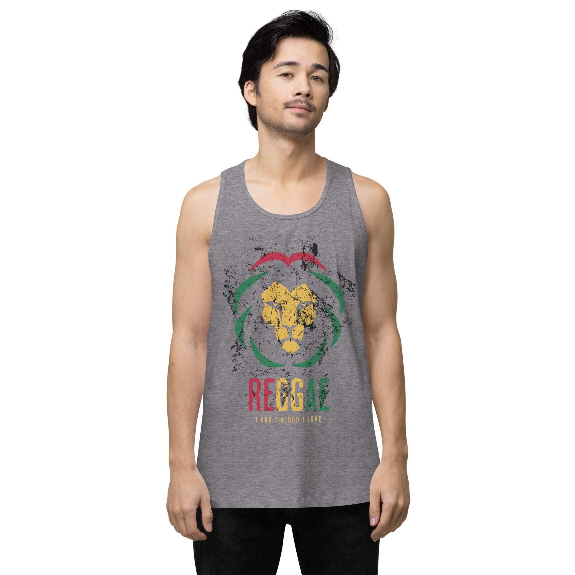 Men’s Premium Tank Top-Reggae - Elementologie