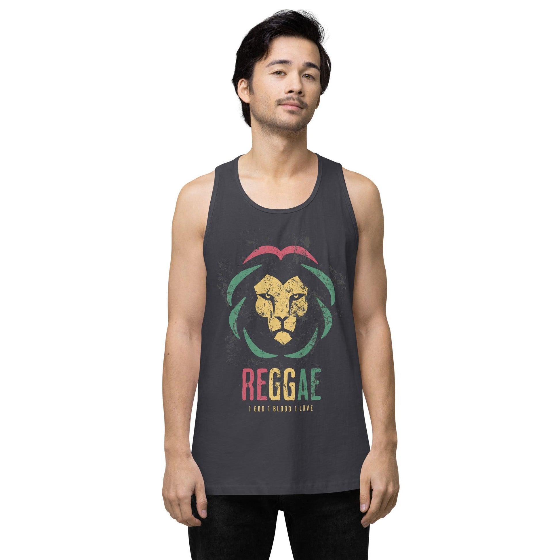 Men’s Premium Tank Top-Reggae - Elementologie