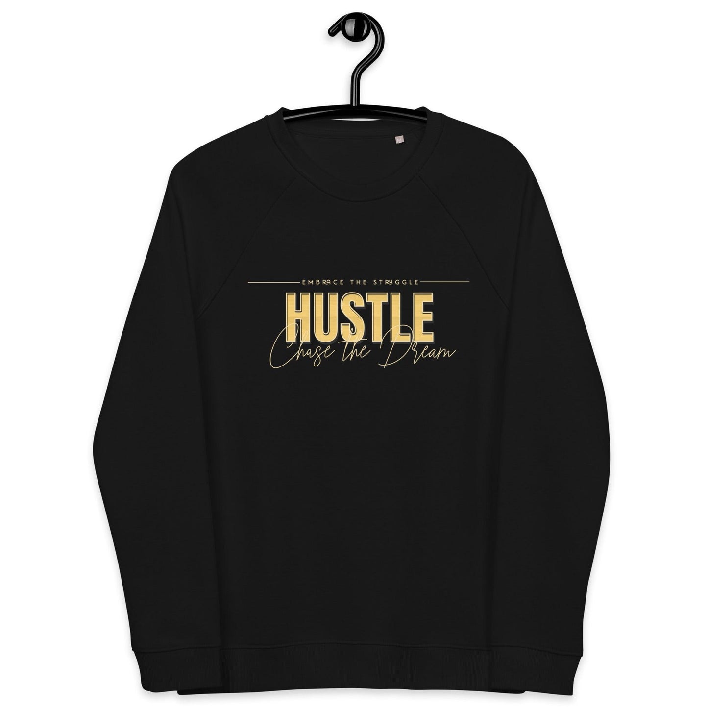 Unisex Organic Raglan Sweatshirt-Hustle - Elementologie