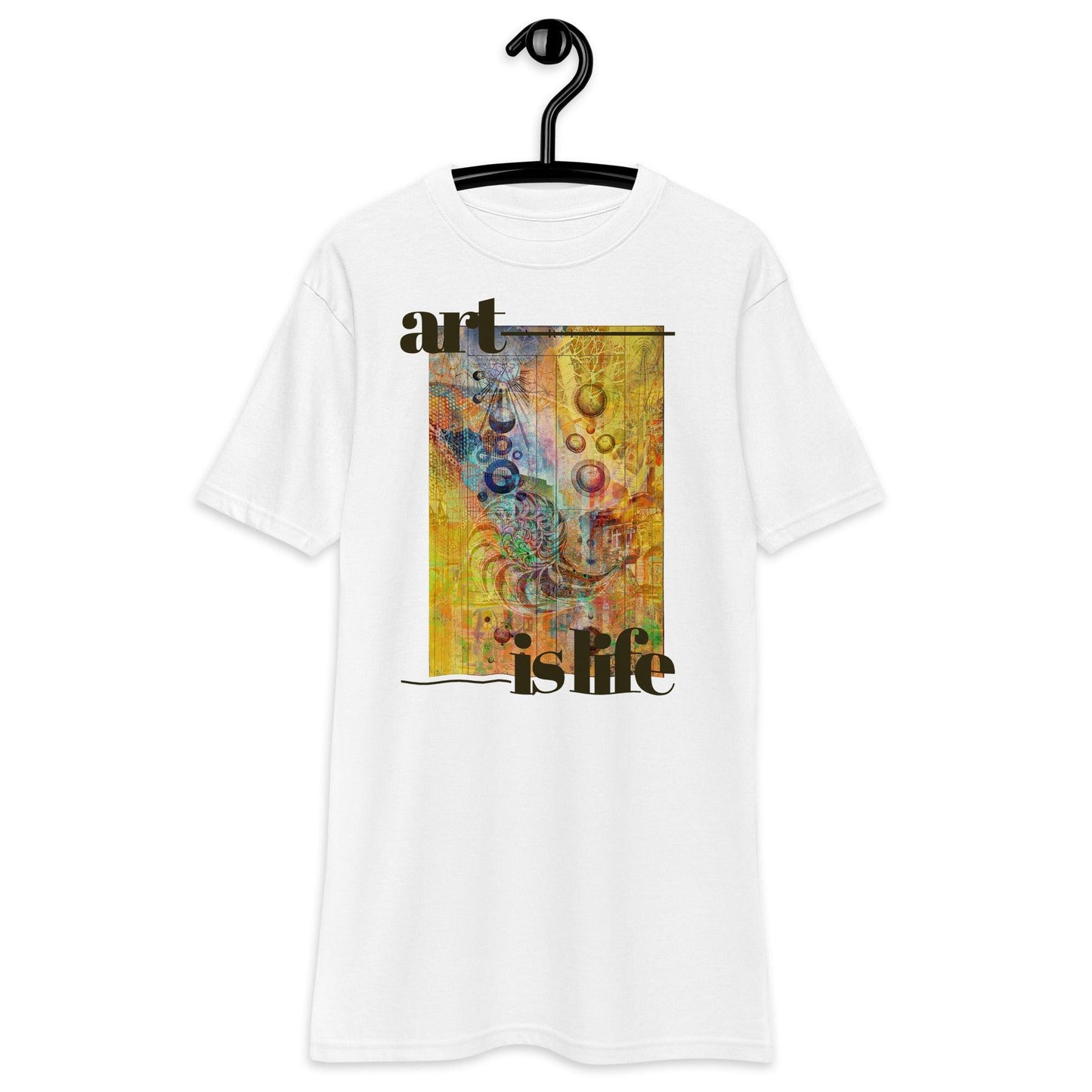 Men’s Premium Heavyweight Tee-Art Is Life No.01 - Elementologie