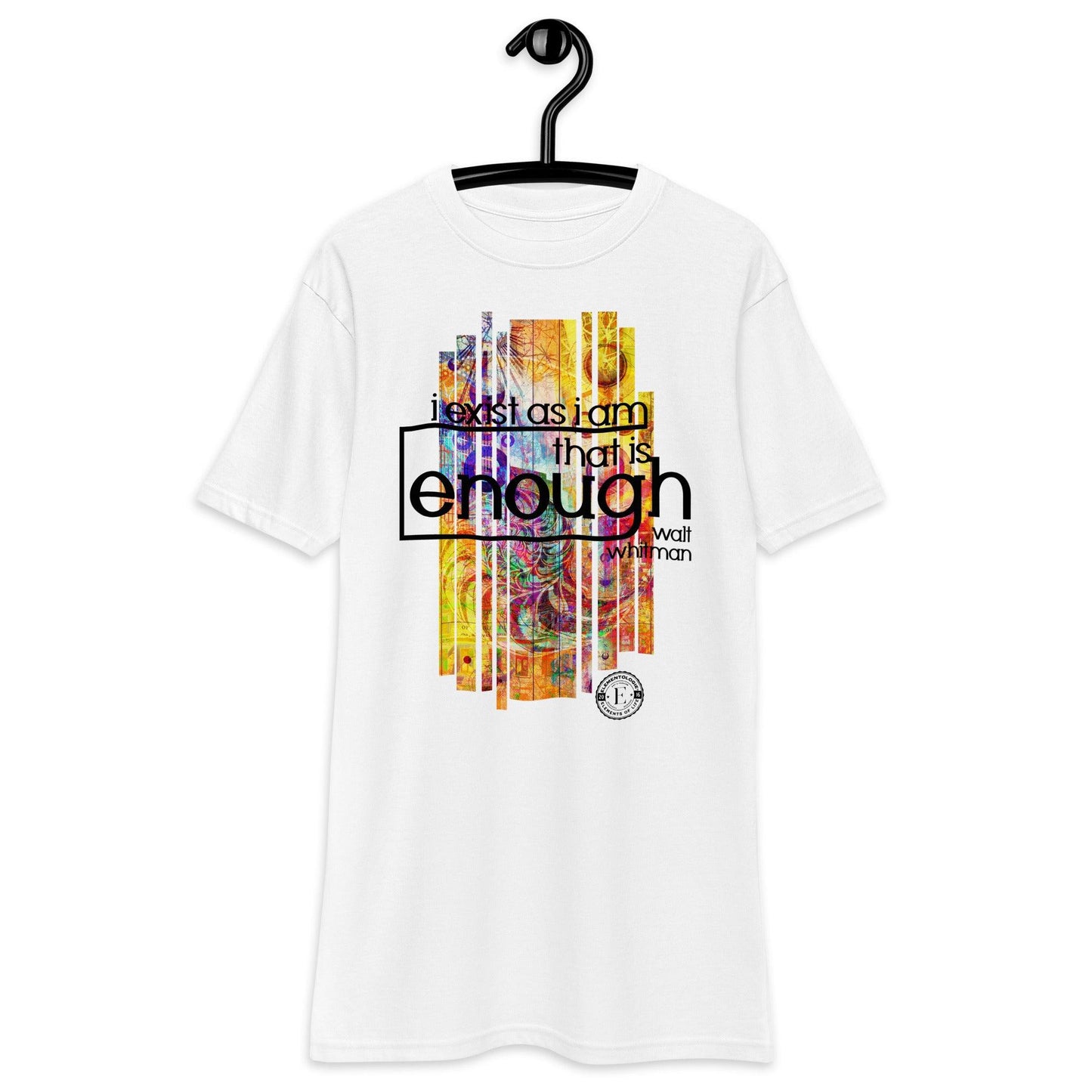 Men’s Premium Heavyweight Tee-I Exist As I Am - Elementologie