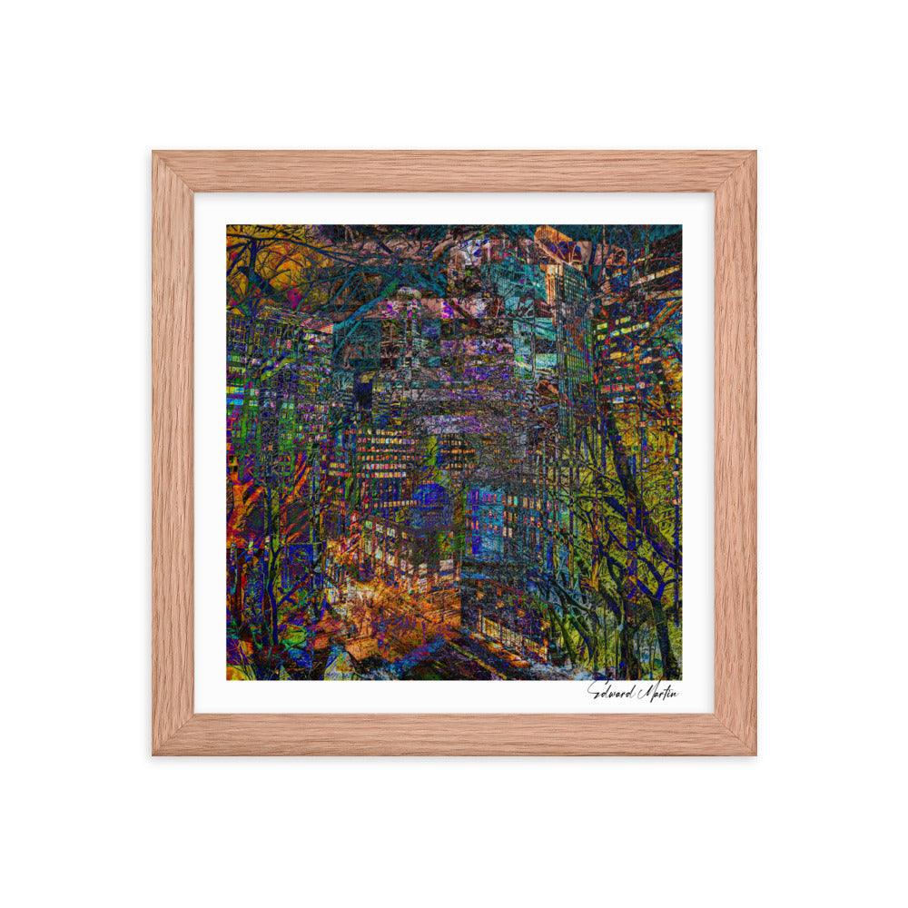 Framed Print-Abstract No. 346 - Elementologie