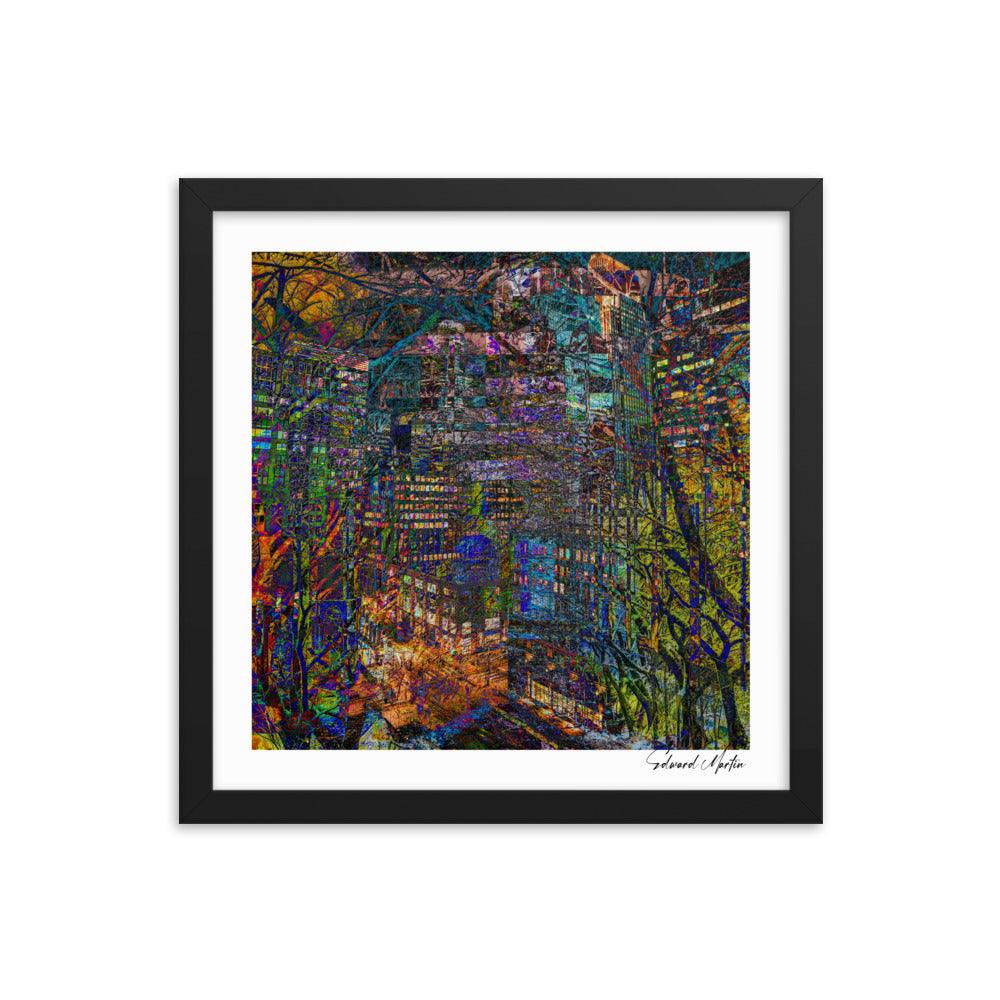 Framed Print-Abstract No. 346 - Elementologie