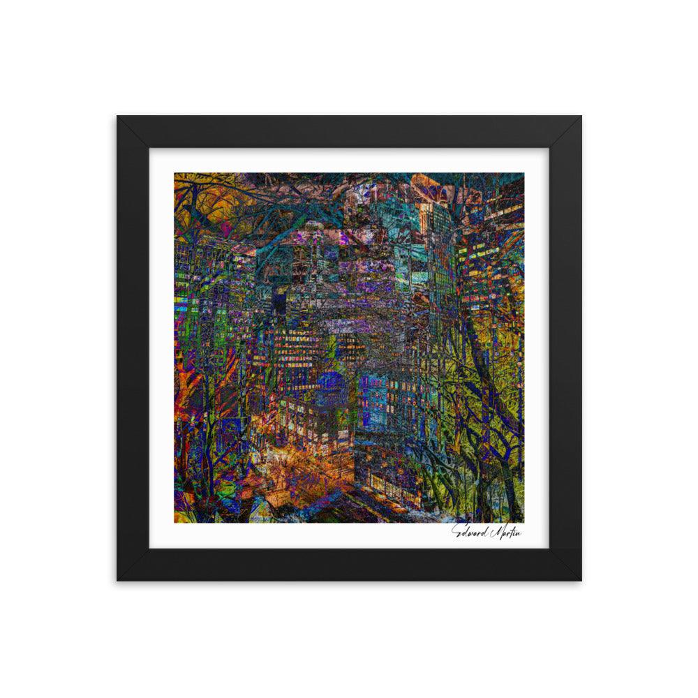 Framed Print-Abstract No. 346 - Elementologie