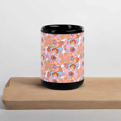 Coffee Mug-Art Deco Floral - Elementologie