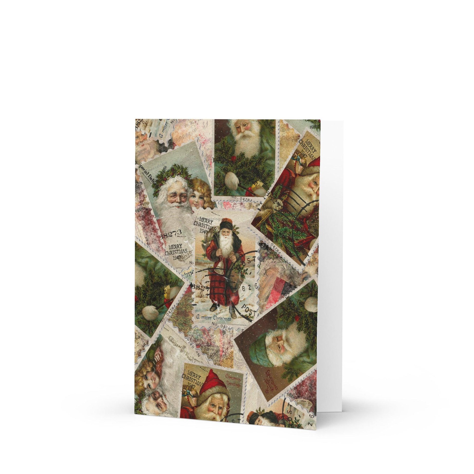 Blank Note Card-Saint Nicholas Collage - Elementologie