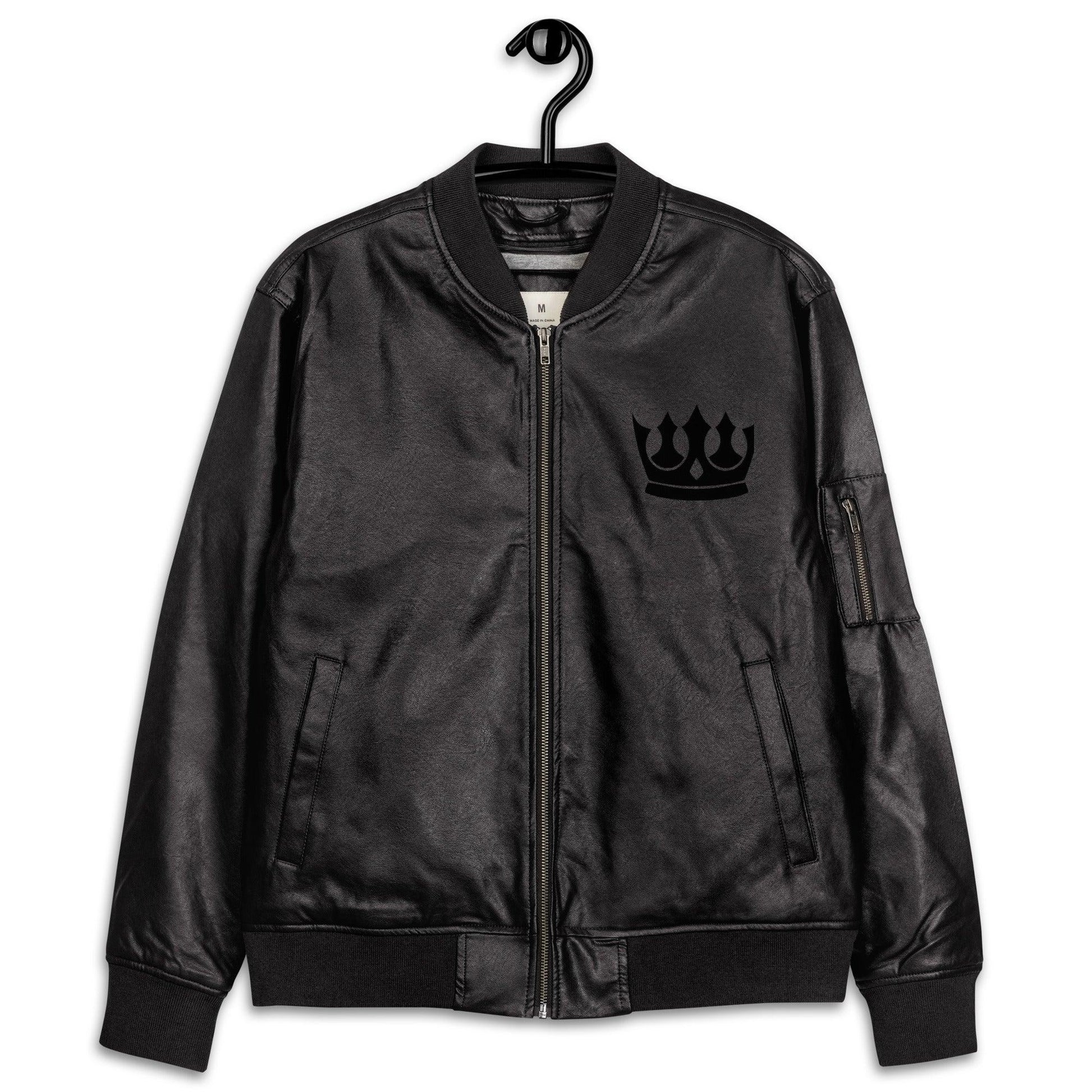 Leather Bomber Jacket - Elementologie