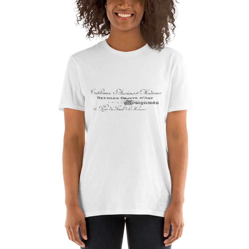 Short-Sleeve T-Shirt-Vintage French Antique Shop - Elementologie