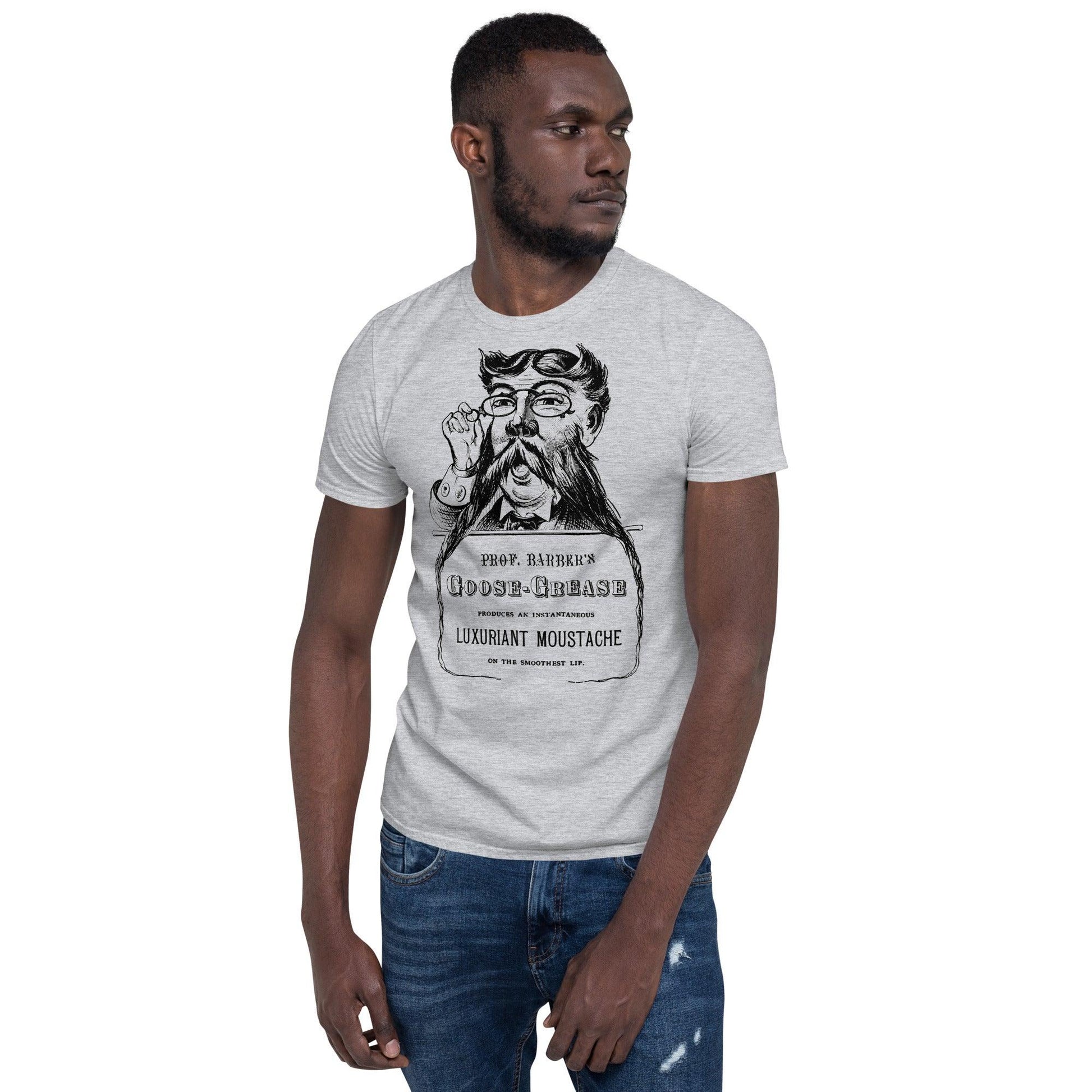 Short-Sleeve T-Shirt-Luxuriant Moustache - Premium  from Elementologie - Just $17.50! Shop now at Elementologie