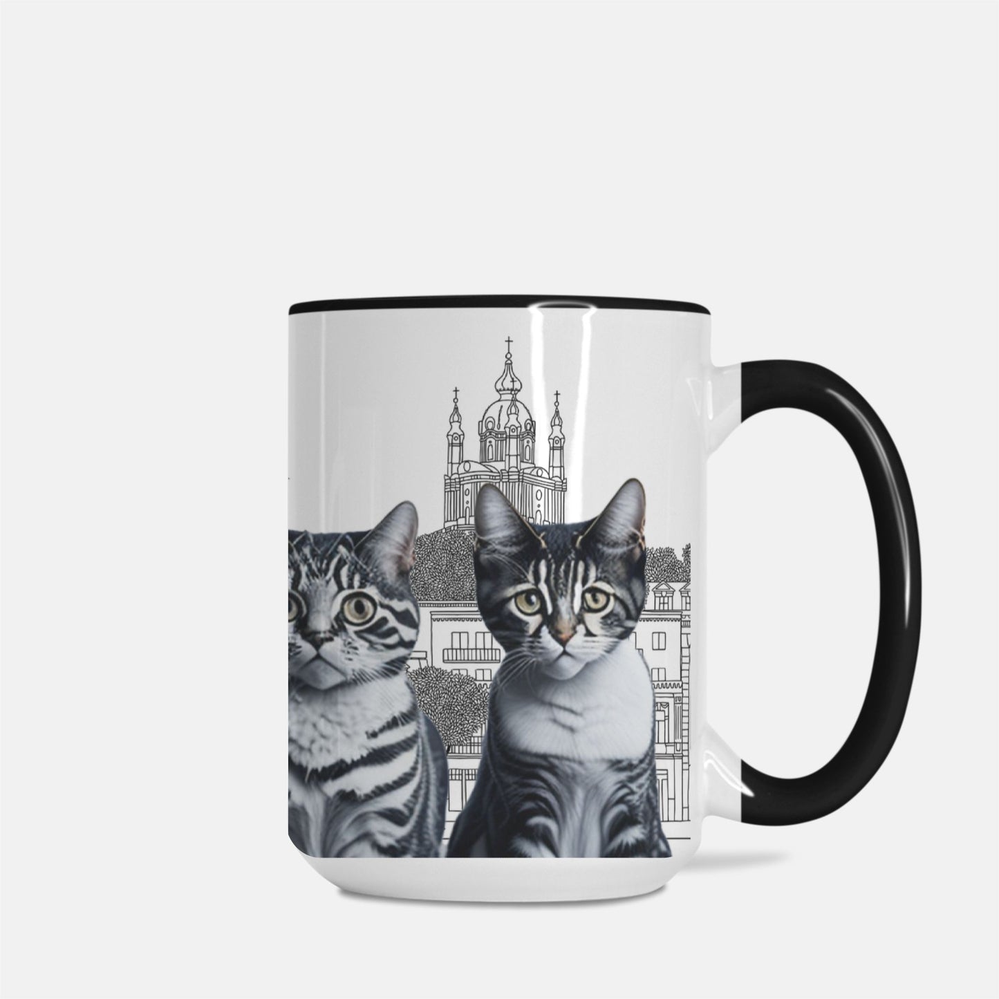 Mug Deluxe 15oz.Kyviv Cats