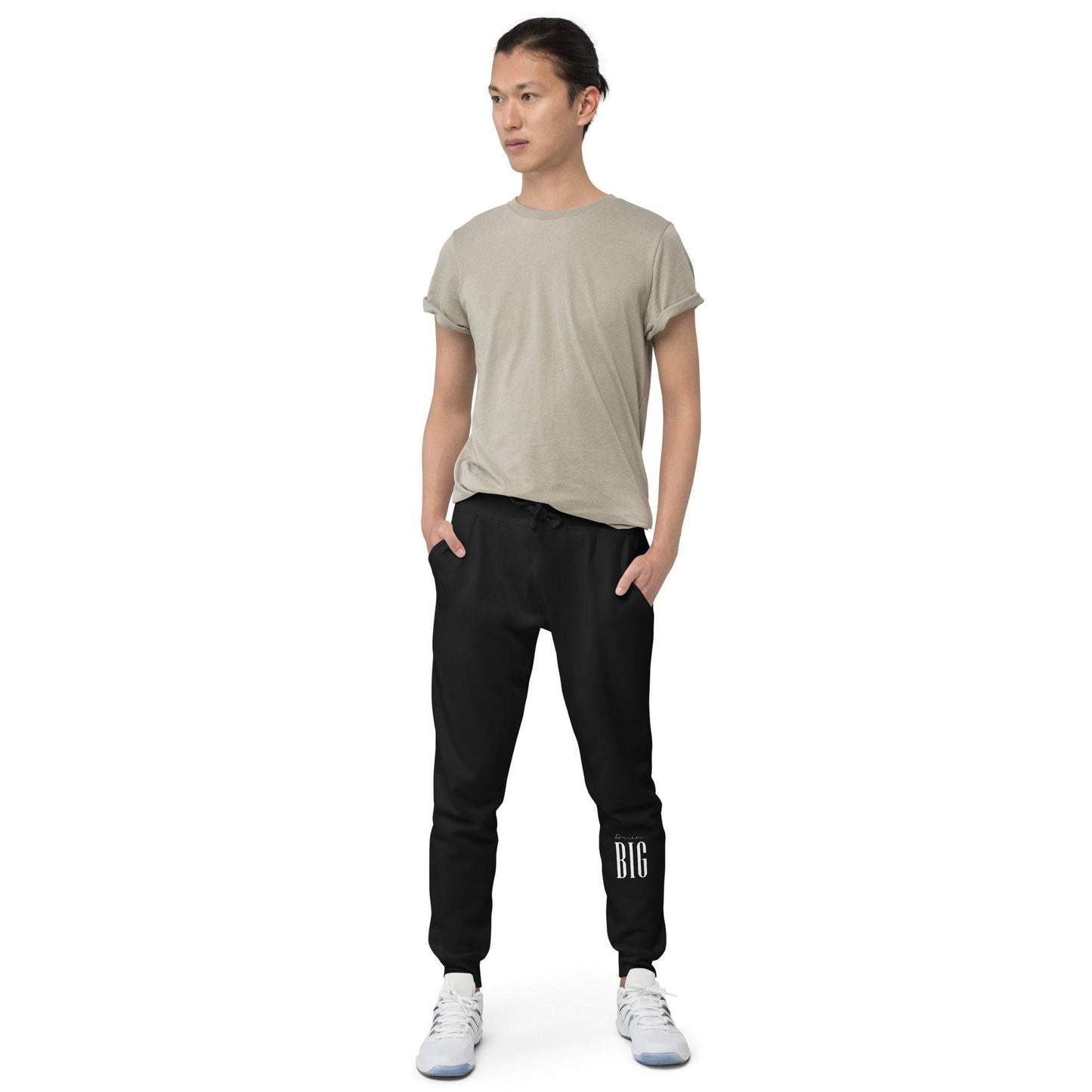 Unisex Fleece Sweatpants-Dream BIG - Premium  from Elementologie - Just $44.99! Shop now at Elementologie