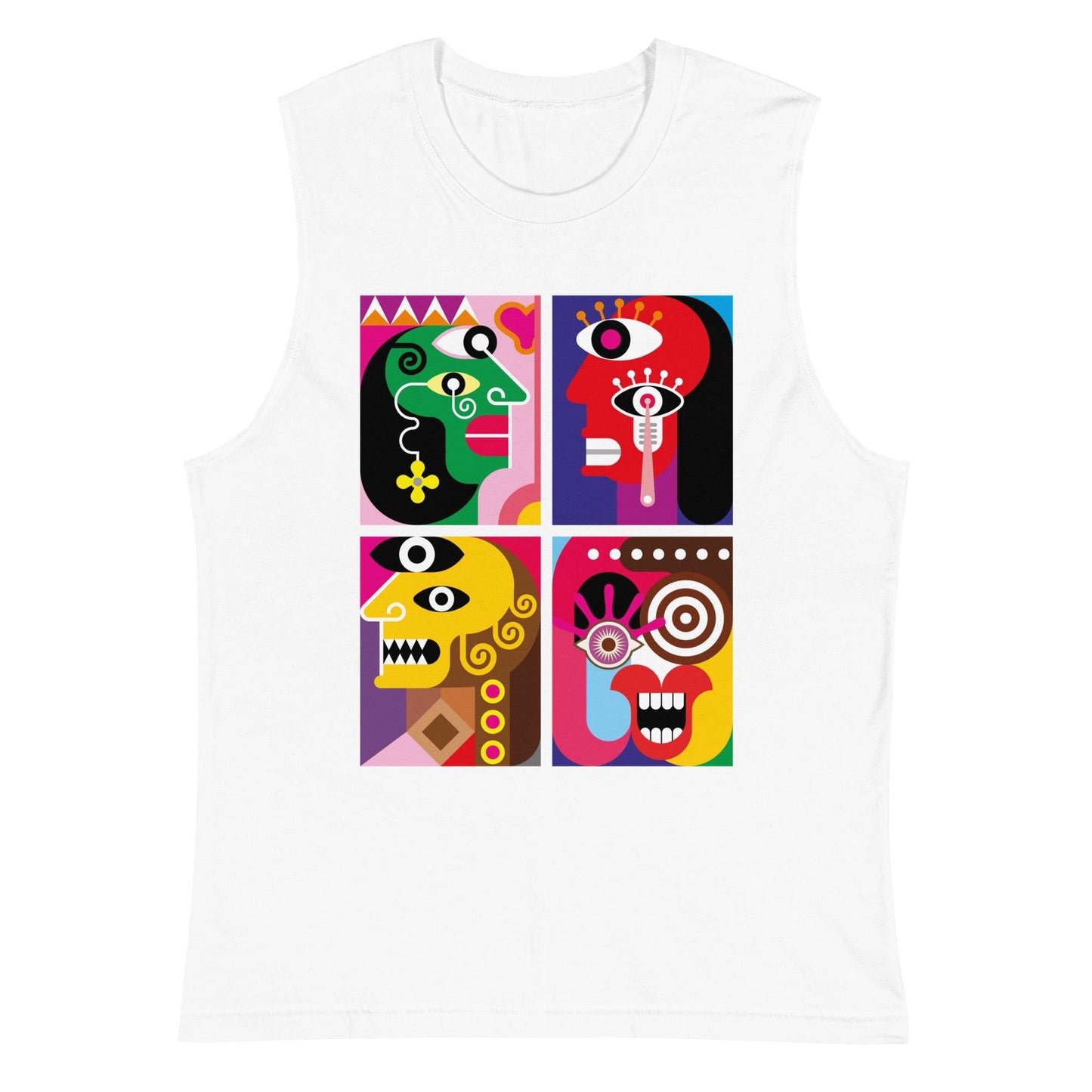 Unisex Muscle Shirt-4 Faces - Elementologie