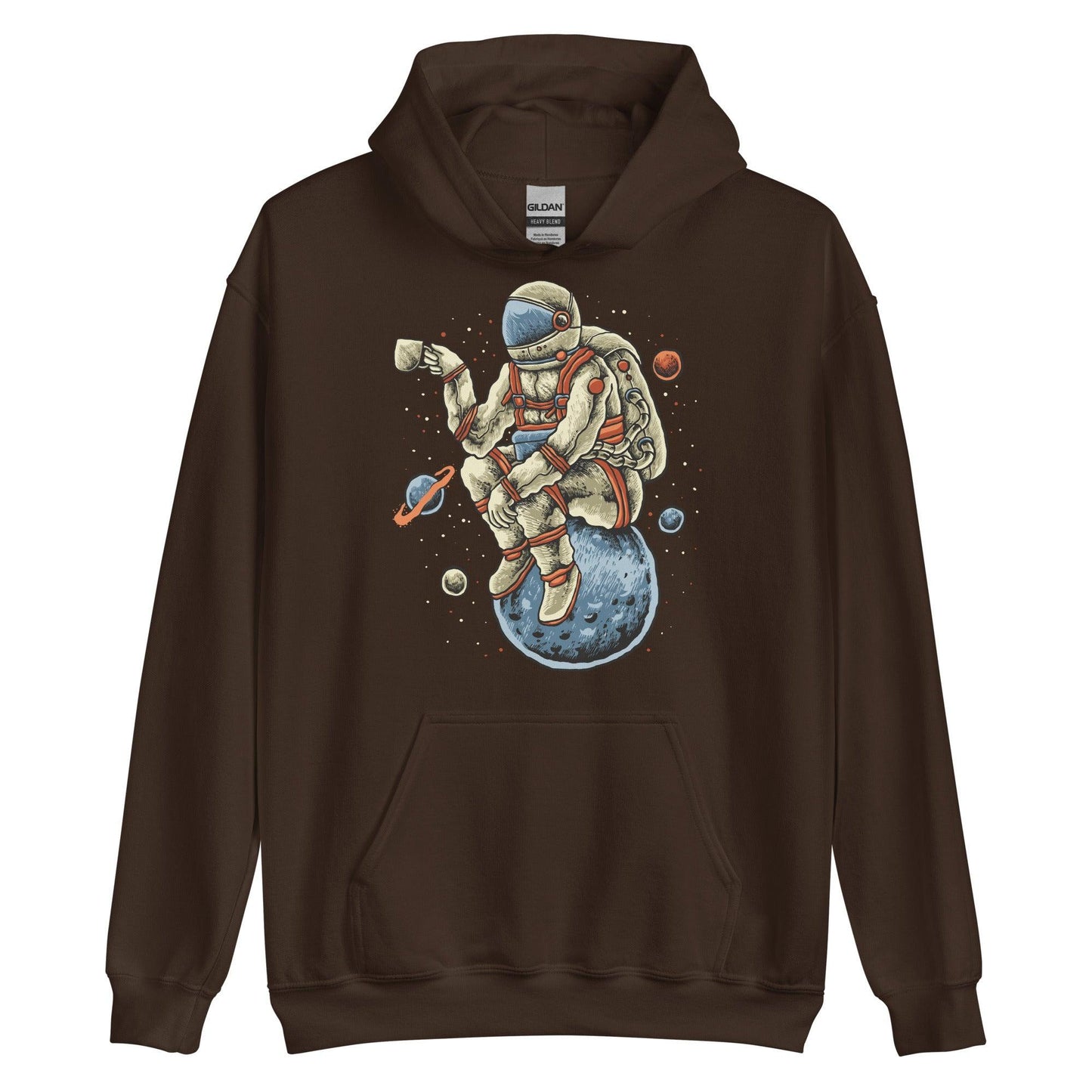 Unisex Hoodie Space Coffee - Premium  from Elementologie - Just $45.99! Shop now at Elementologie