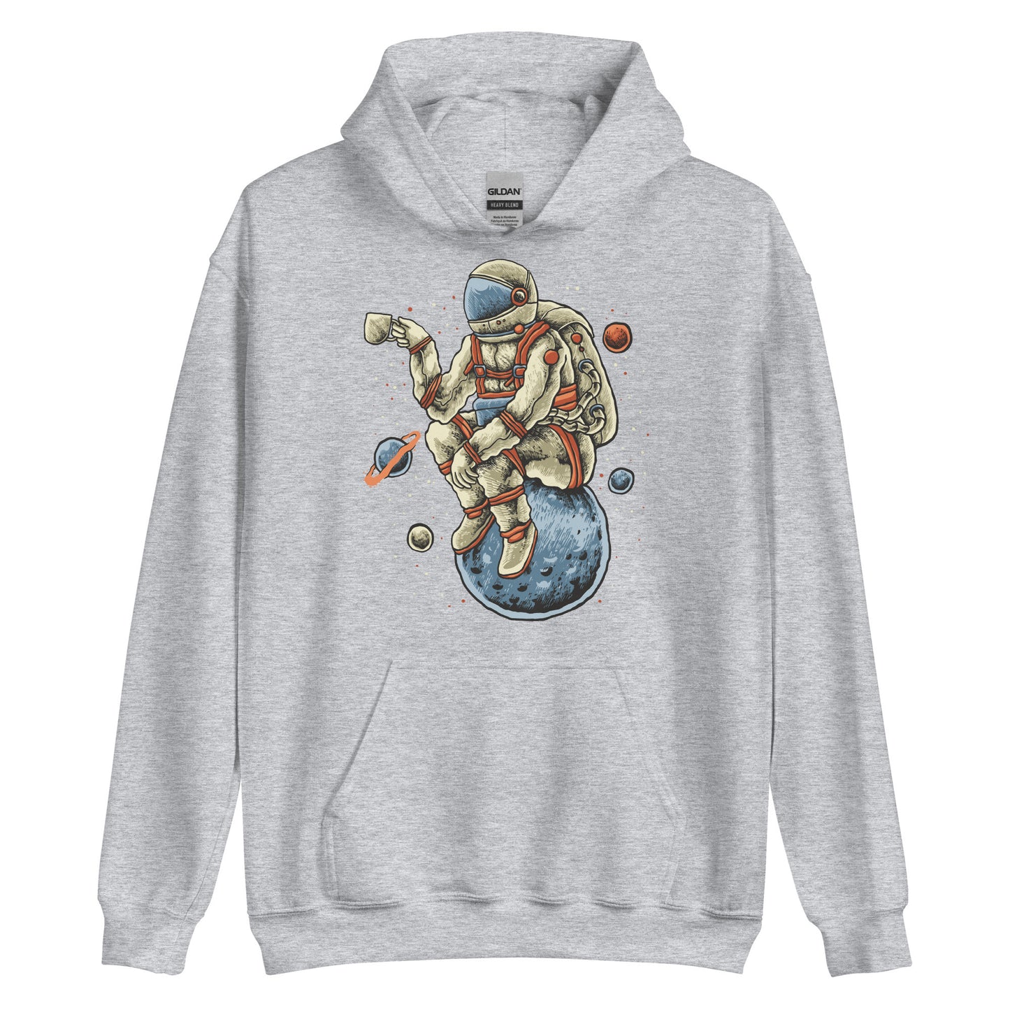 Unisex Hoodie Space Coffee - Premium  from Elementologie - Just $45.99! Shop now at Elementologie