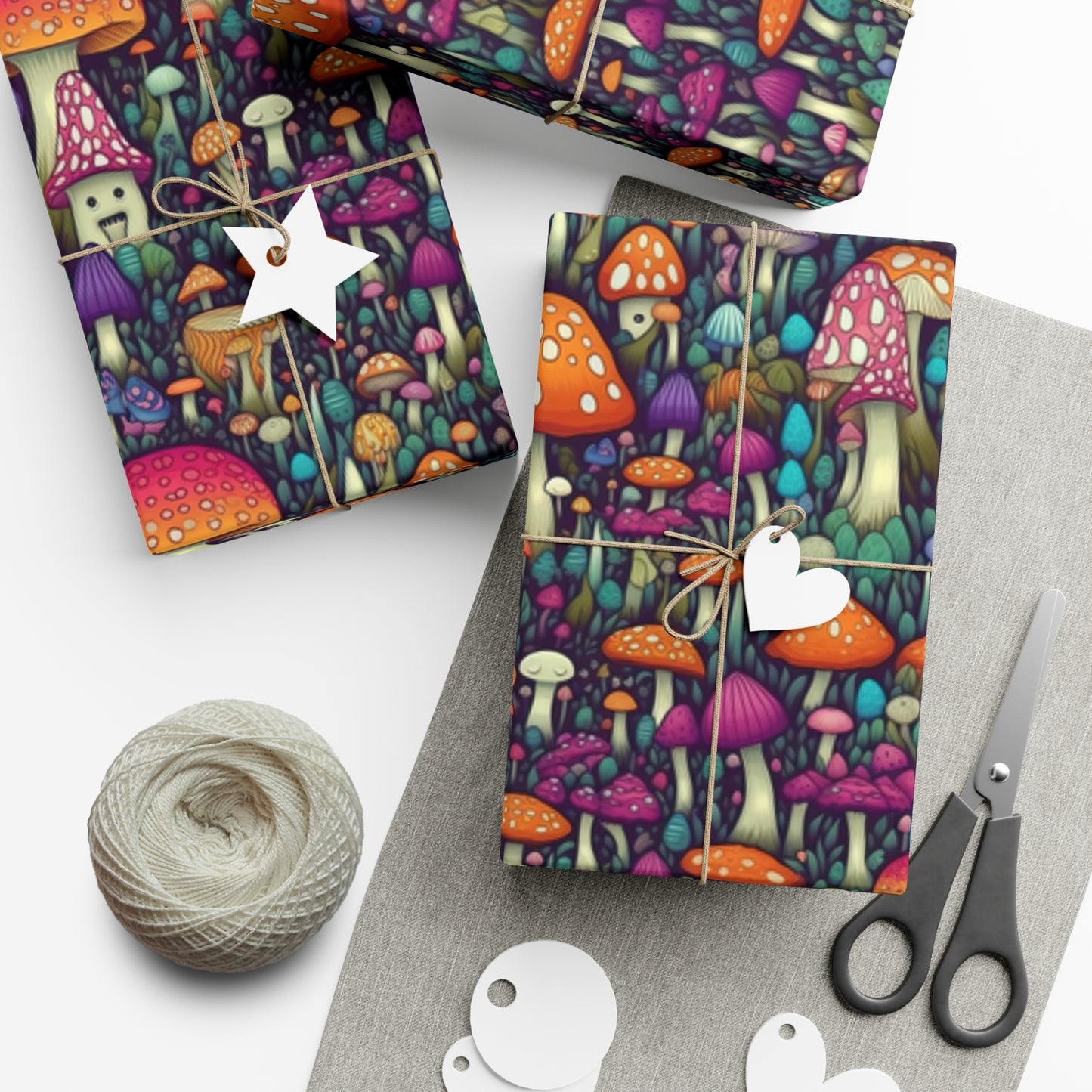 Gift Wrap Paper-Magical Mushrooms