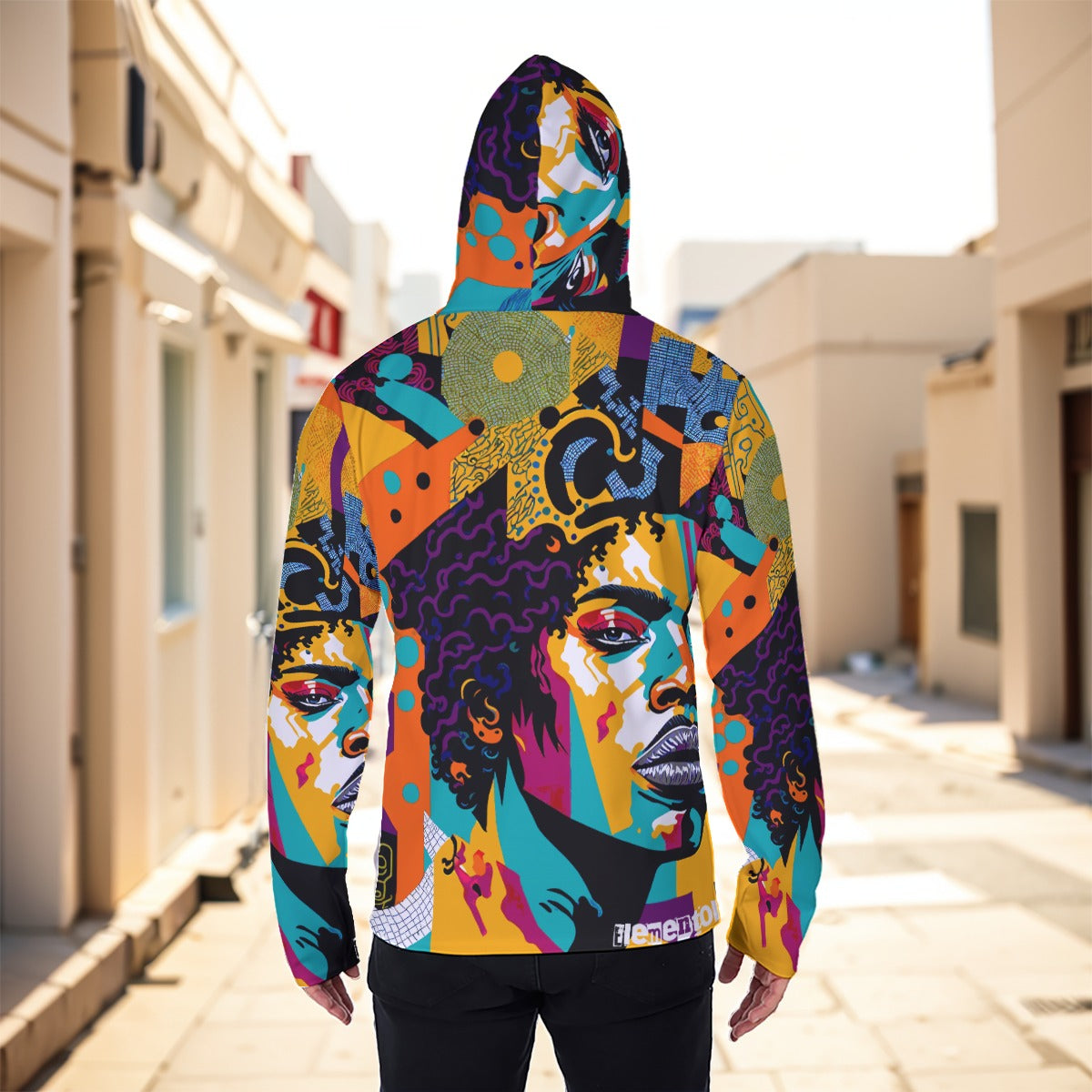 Eco-friendly  Men's Masked Hoodie